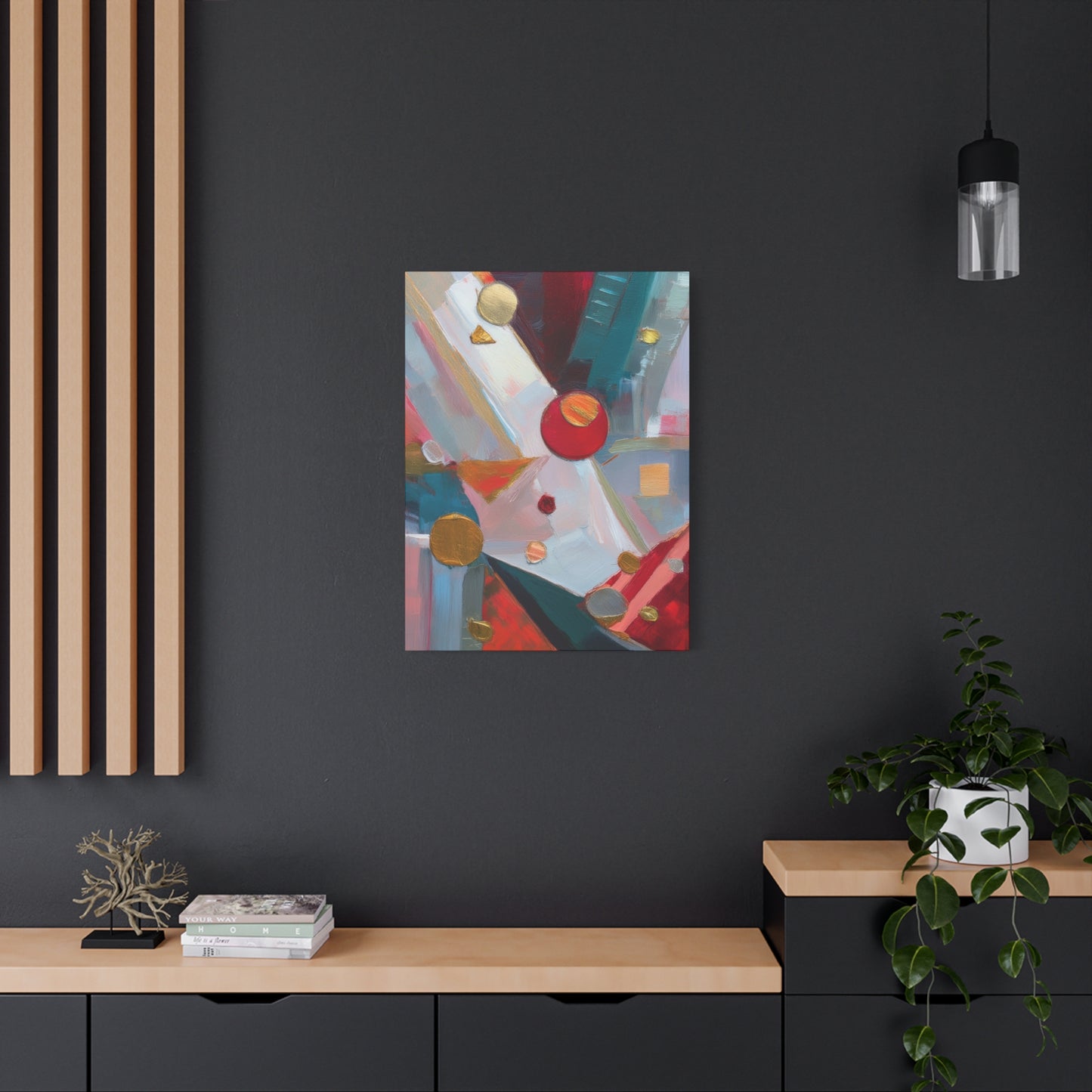 Abstract Oil Painting Print Canvas 20x24,20x30,24x30 24x32,24x36,30x40 32x48,36x48,40x60 Pine-Wood Inner Frame ABS-168