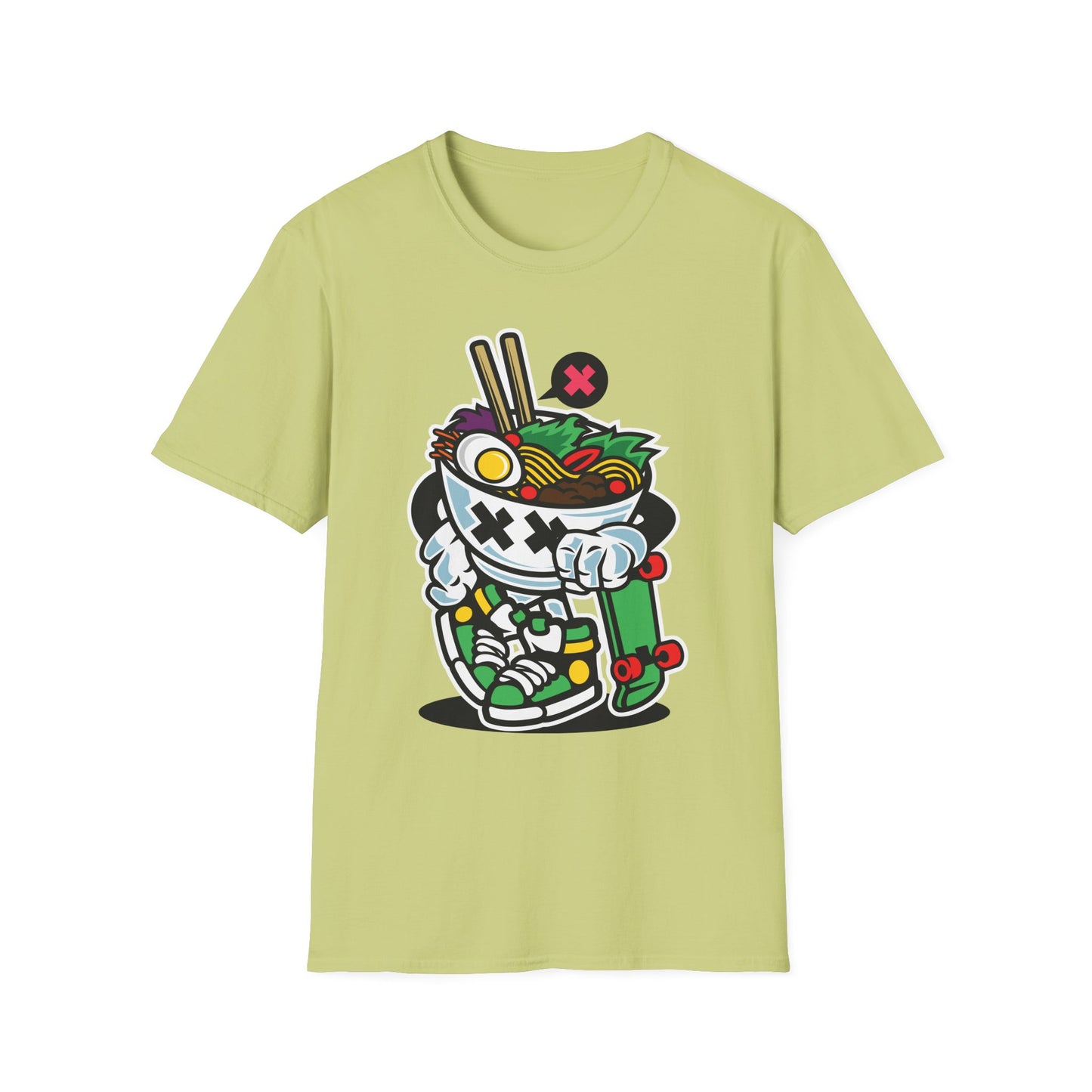 Unisex Cotton T-Shirt with Cartoon Graphic Design