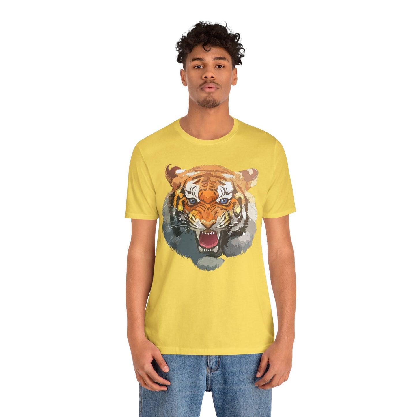Tiger Shirt, Animal Shirt, T-Shirt with Tiger, Art Design Tee, Animal Tees, Safari T-Shirt, Graphic Design Tee 14