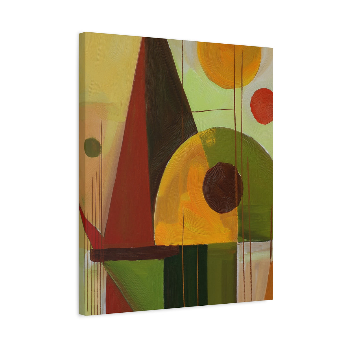 Abstract Geometric Painting Print Canvas 20x24,20x30,24x30 24x32,24x36,30x40 32x48,36x48,40x60 Pine-Wood Inner Frame ABS-60
