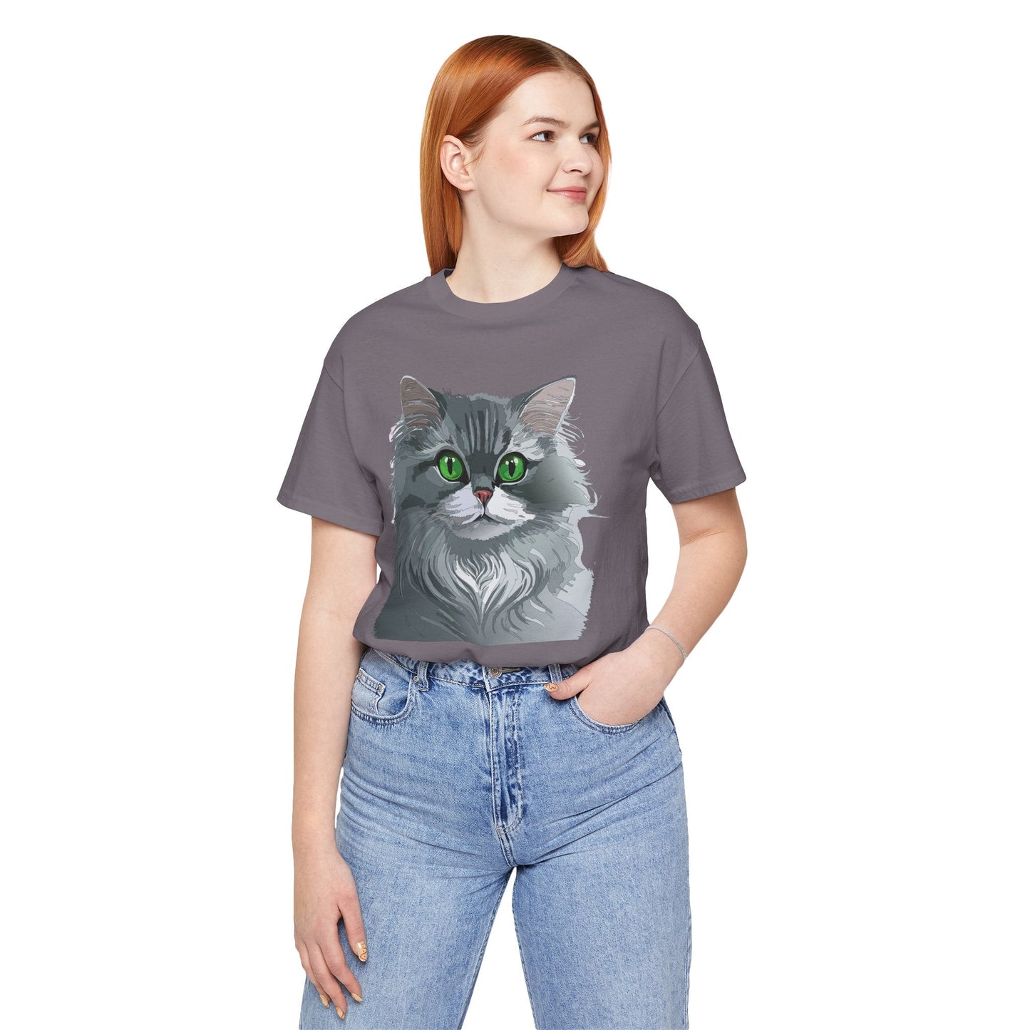 Unisex Animal Shirt With Art Design Animals Tee Short Sleeve Jersey Style Wild Animals Shirt