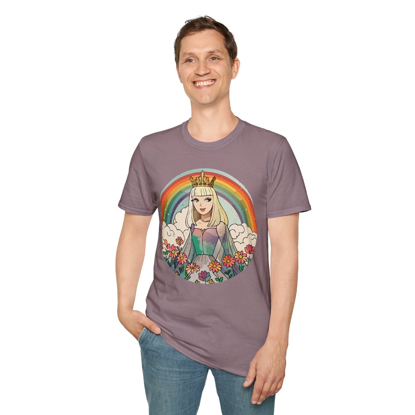 Womens Graphic T Shirt Art Design Tee Softstyle 100 Percent Ring Spun Cotton Comfort