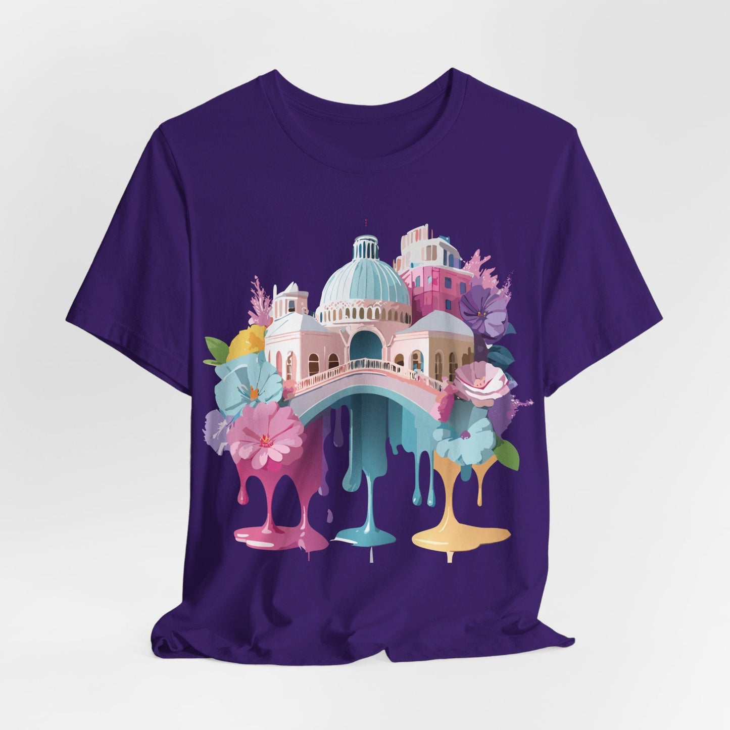 Venice Tourist Graphic Tee Unisex Jersey Short Sleeve Vintage Inspired Artwork Adelpha