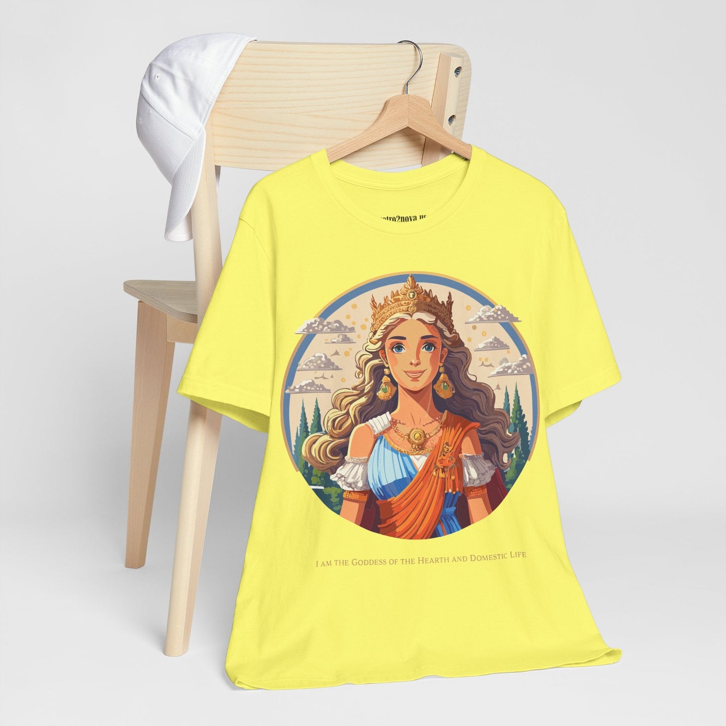 Goddess Shirt Graphic Cotton T Shirt Unisex Short Sleeve Original Art By Retro2Nova
