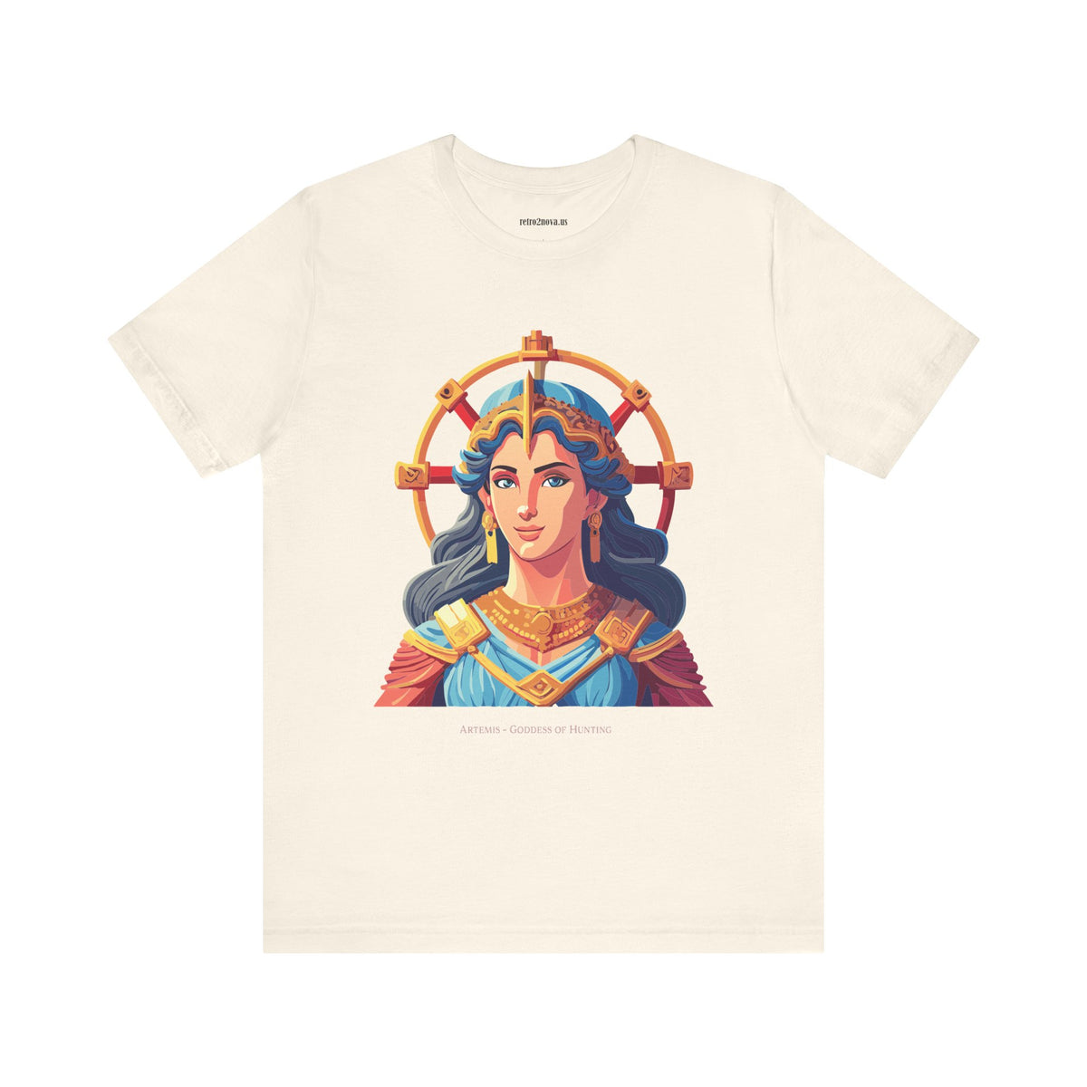 Goddess Graphic Unisex Cotton Bella+Canvas Tee with Artemis