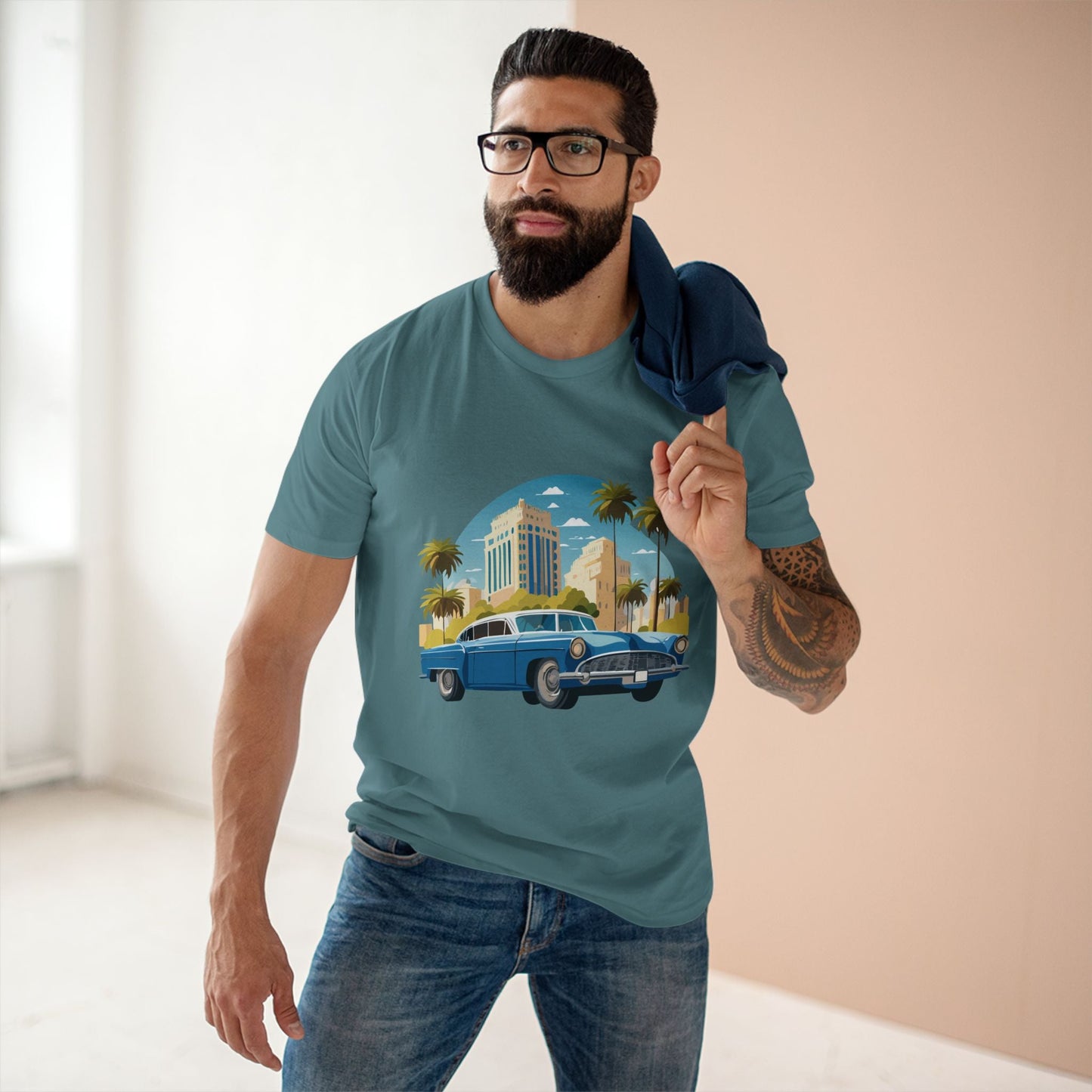 Retro Car Shirt Unisex Vintage Car Tee With Original Artwork RC23 Premium Cotton