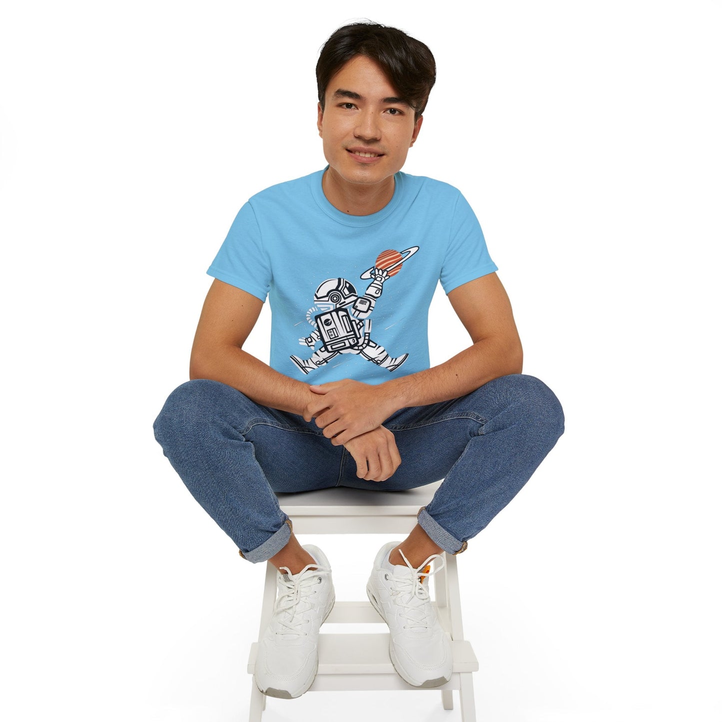 Astronaut Graphic Unisex 100 Cotton Tee 7