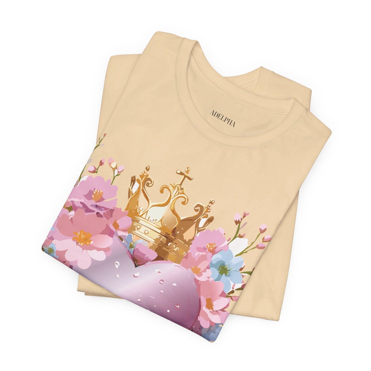 Valentine Graphic Tee Unisex Jersey Short Sleeve By Adelpha Vintage Inspired Artwork