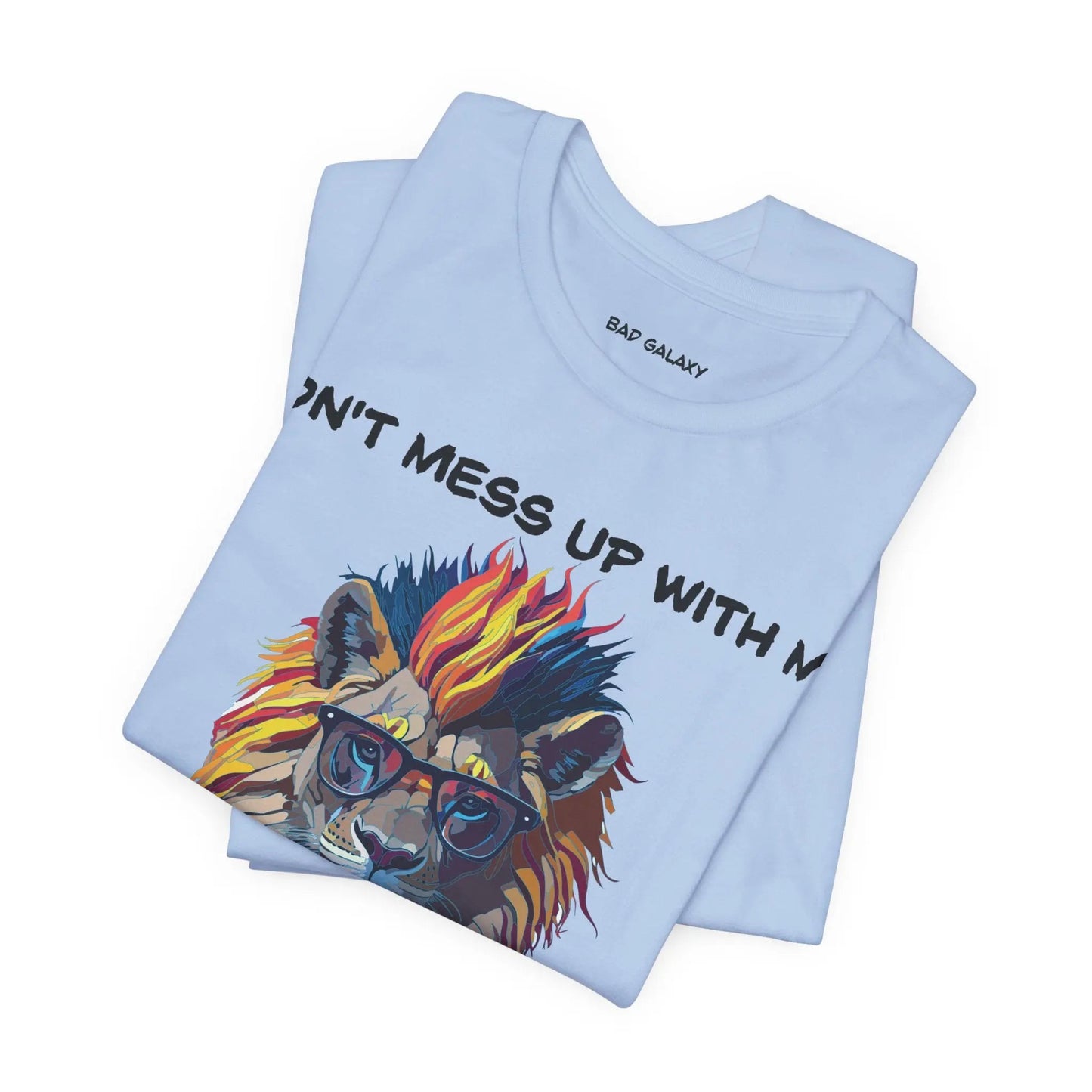 Animal T Shirt From Bad Galaxy Made To Order 100 Percent Cotton Tee Eco Friendly Non Toxic Inks USA