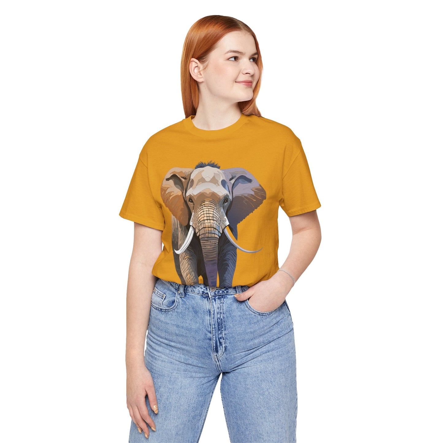 Unisex Animal Art Design Tee Shirt With Wildlife Animals Short Sleeve Everyday Comfort