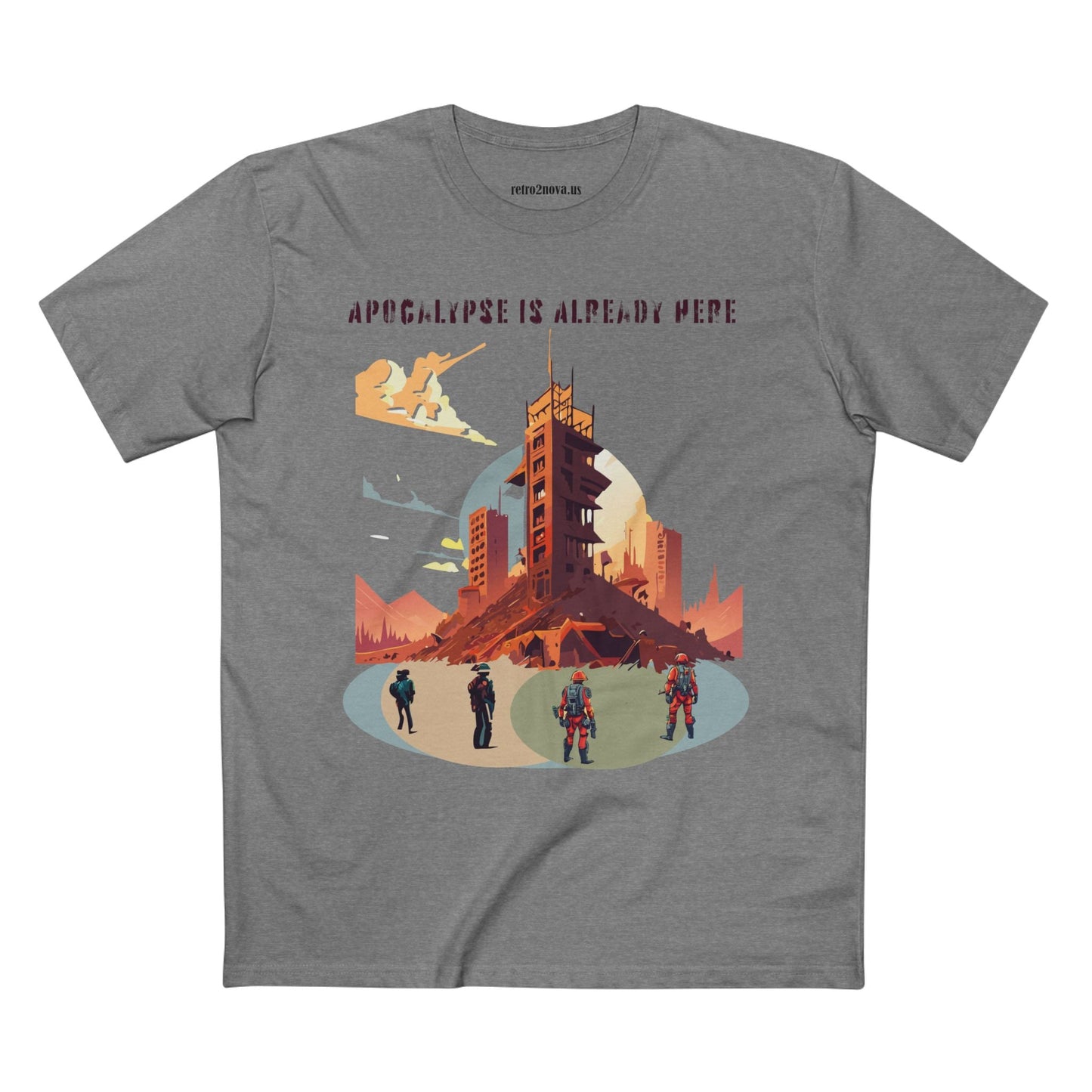 Cataclysm Doomsday Shirt Unisex Premium Cotton Tee With Original Retro Art Design
