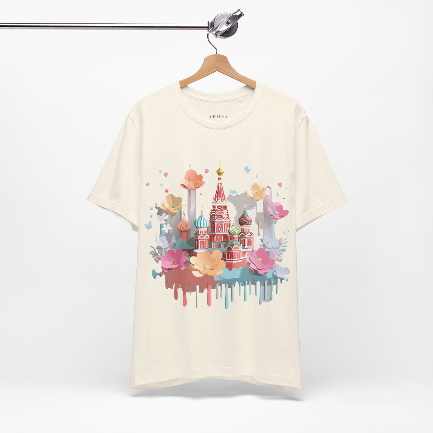 Unisex Graphic Tee From Adelpha Moscow Themed Tourist Shirt Vintage Inspired Art