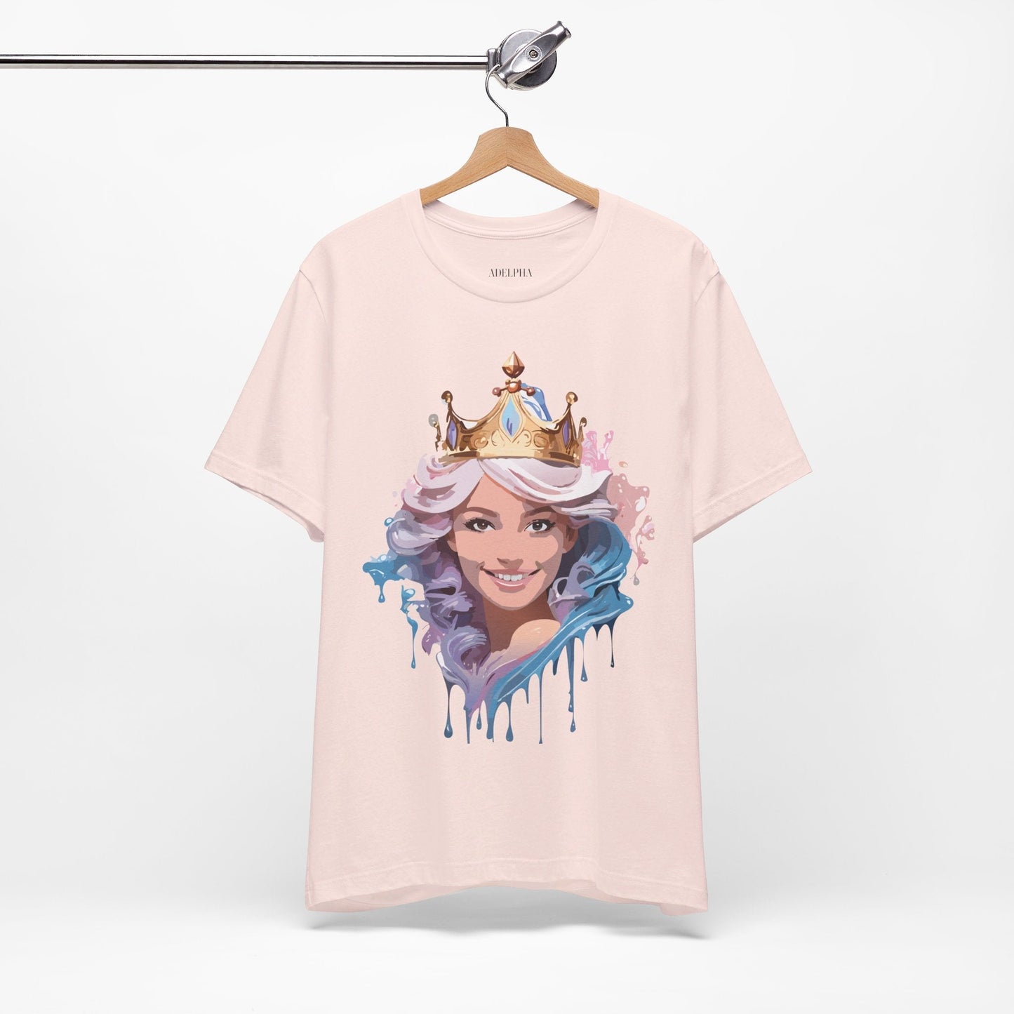 Queen Graphic Tee From Adelpha Vintage Inspired Art Design Unisex Jersey Short Sleeve