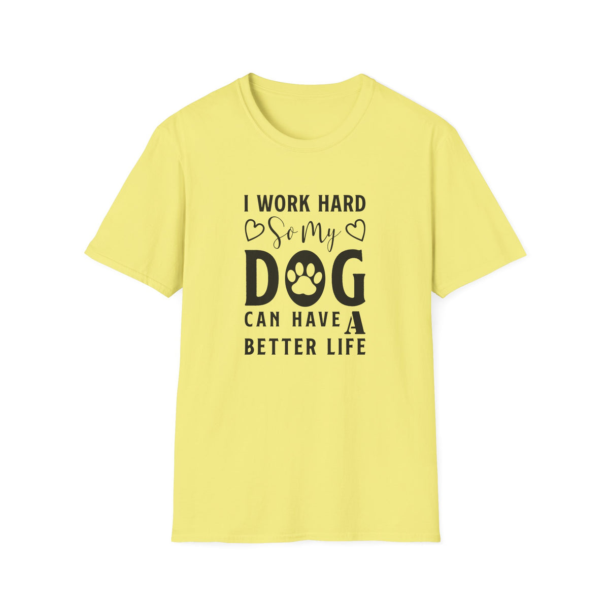 Funny Dog Lover Graphic Unisex Cotton T-Shirt Softstyle