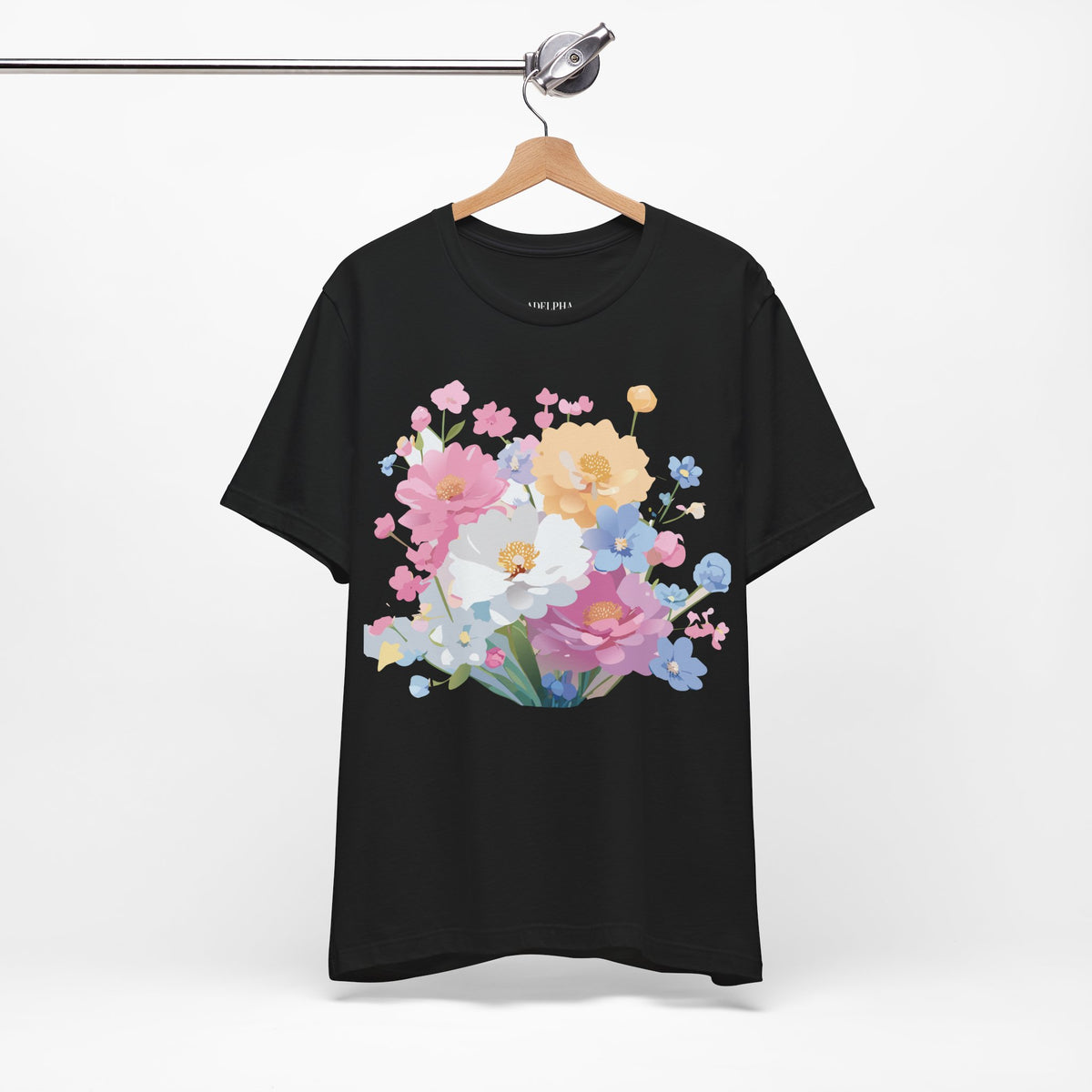 Floral Graphic Tee Shirt - Bella+Canvas Unisex 100 Cotton 17