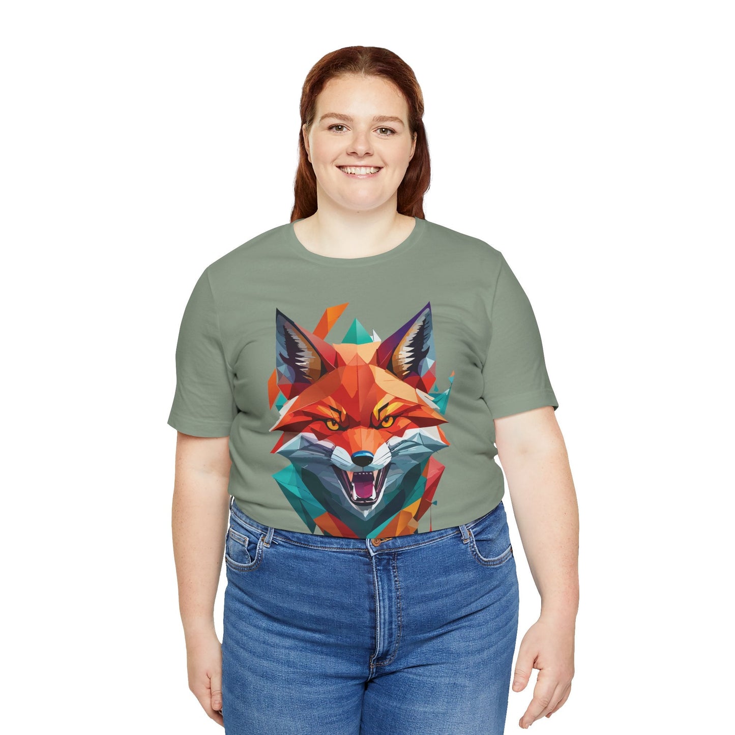 Unisex Animal Print Tee Shirt With Wild Animals Art Design For Men Women Soft Cotton
