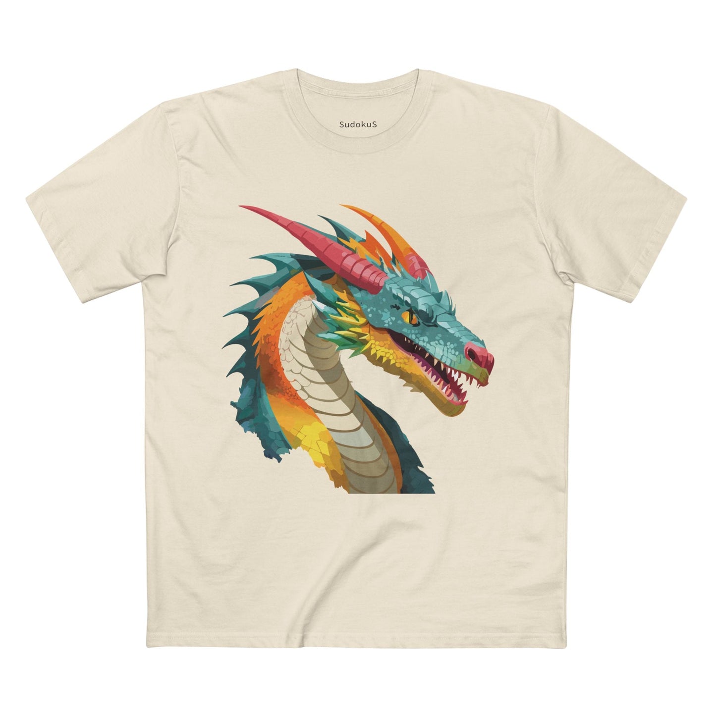 Dragon Graphic Unisex 100 Cotton Staple Tee 11