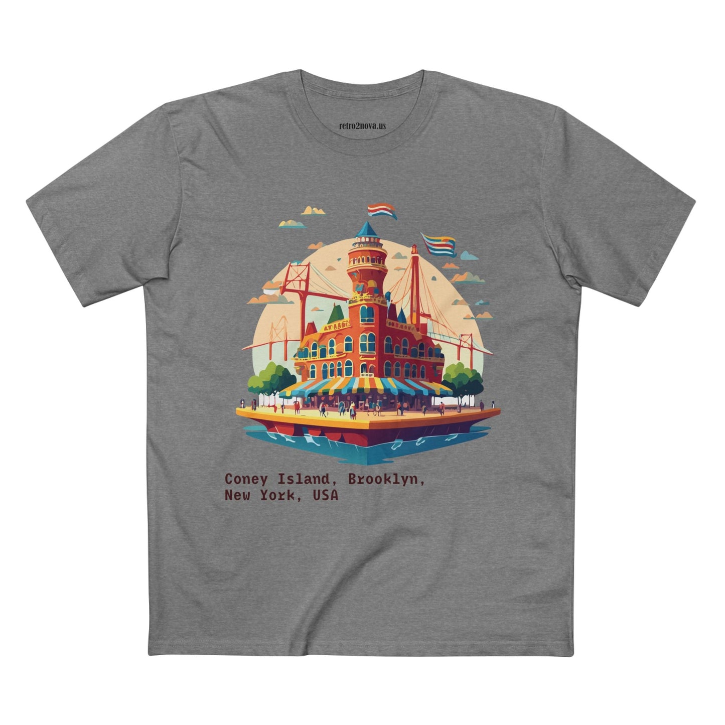Unisex Brooklyn Travel Shirt With Original Art Design Premium Cotton Tee TT18 For Tourists