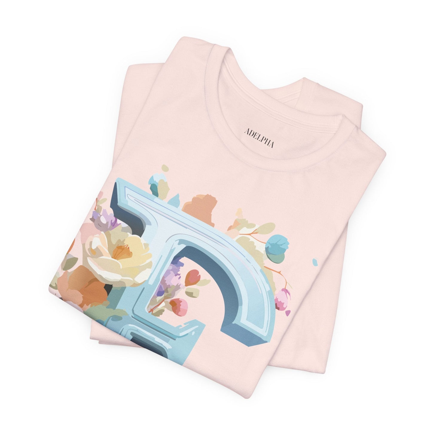 Unisex Letter E  Graphic Tee Featuring Vintage Inspired Artwork Collection