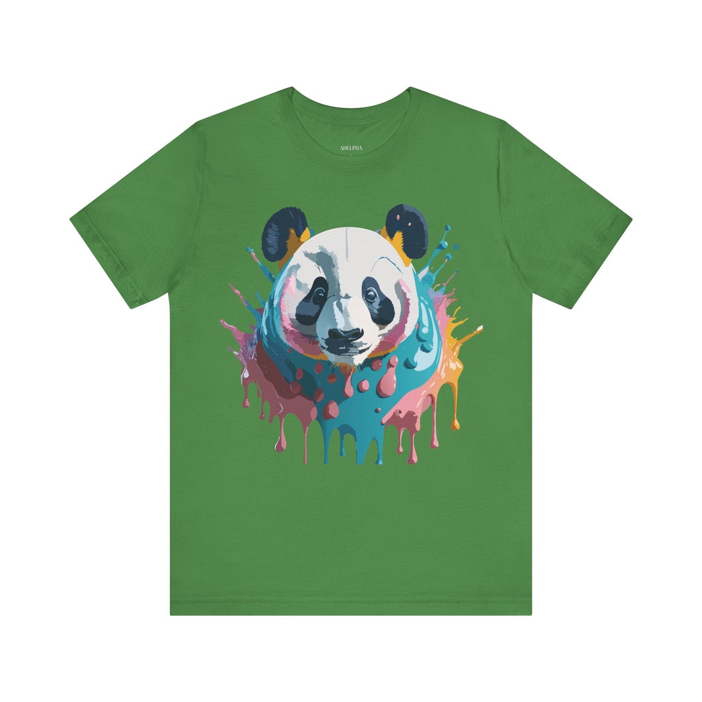 Panda Graphic Tee Unisex Short Sleeve Art Design By Adelpha Vintage Inspired Shirt