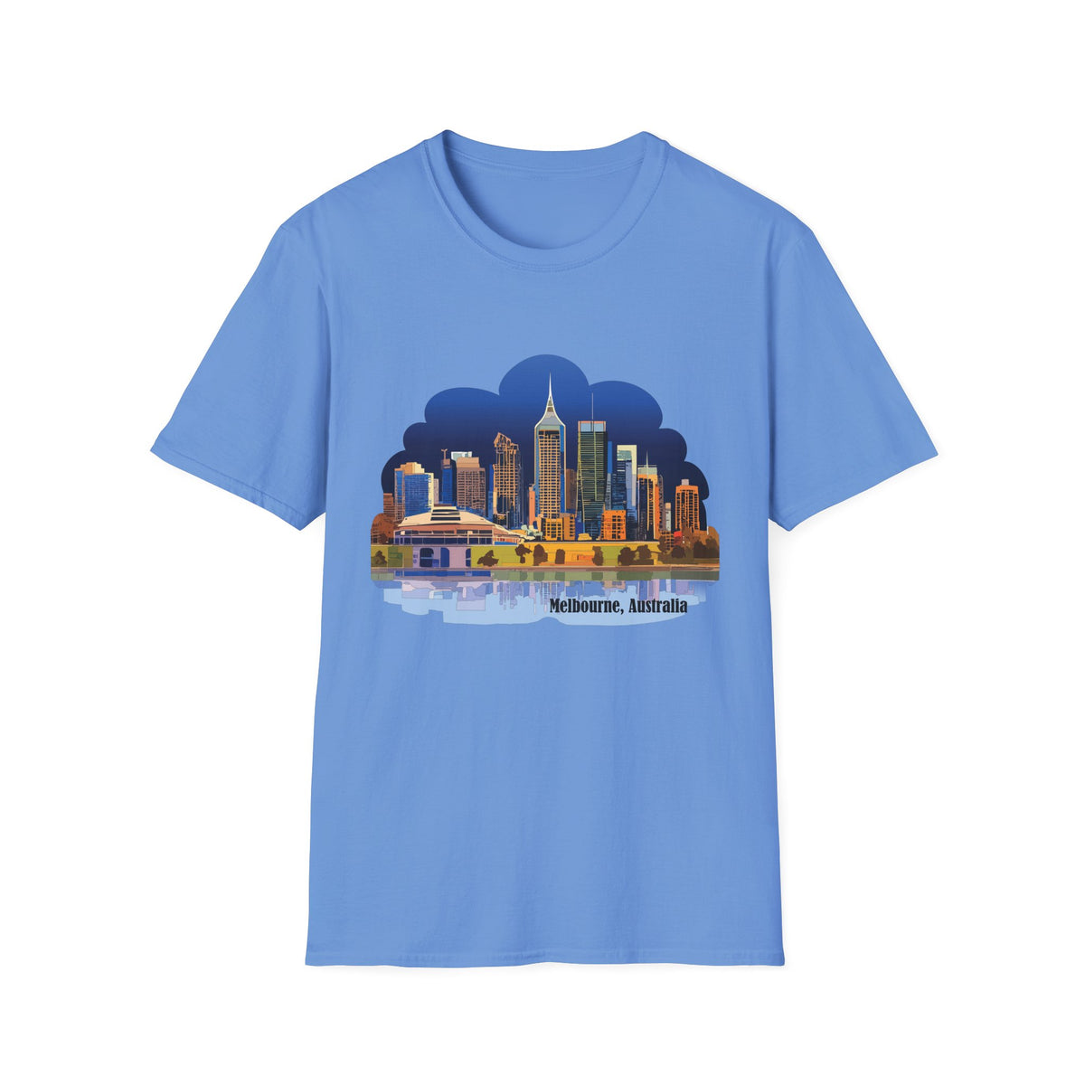 Melbourne Skyline T-Shirt | Cityscape Illustration