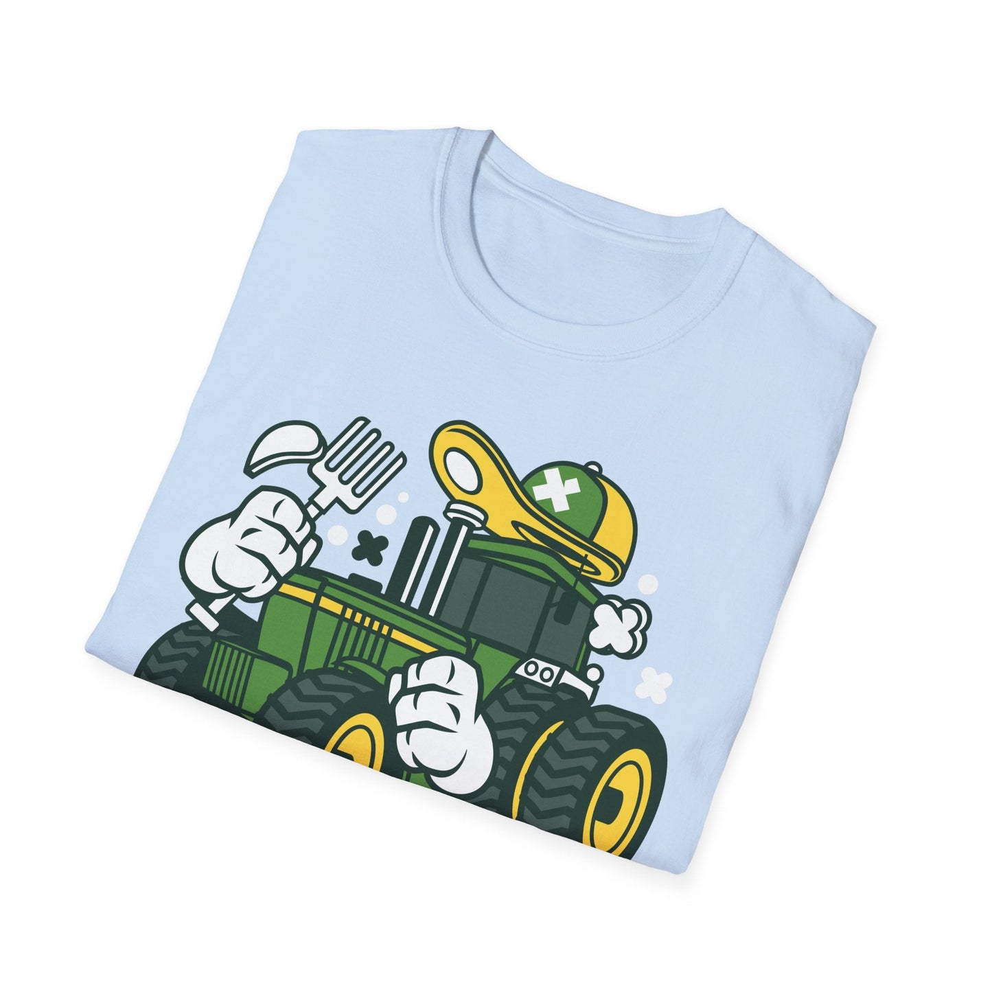 Cartoon T Shirt Animation Tee Funny Design Unisex Softstyle Cotton Shirt 64000 Comfort