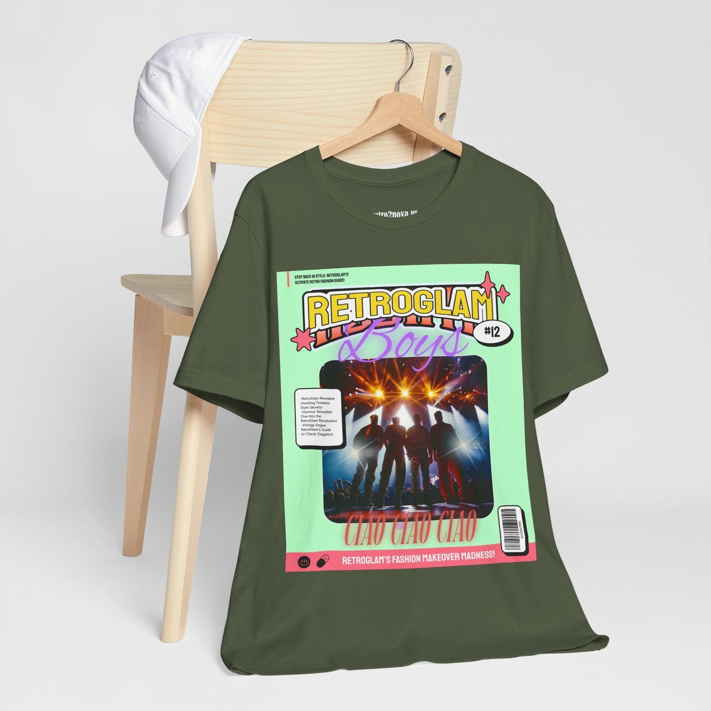 Magazine Cover Shirt Unisex Short Sleeve Tee Lightweight Breathable Fabric