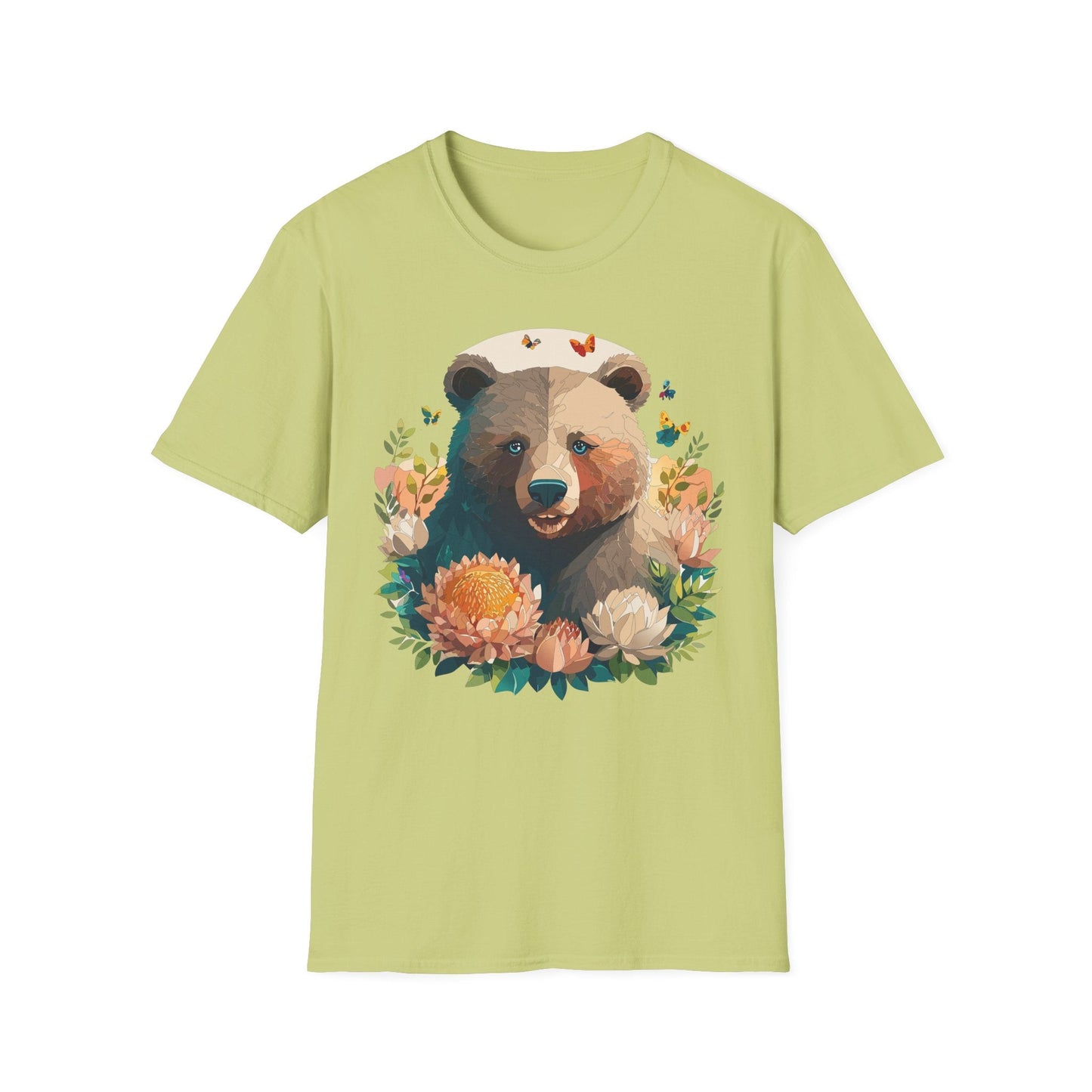 Bear T Shirt Unisex Teddy Bear Shirt Softstyle 100 Percent Ring Spun Cotton Tee Essentials