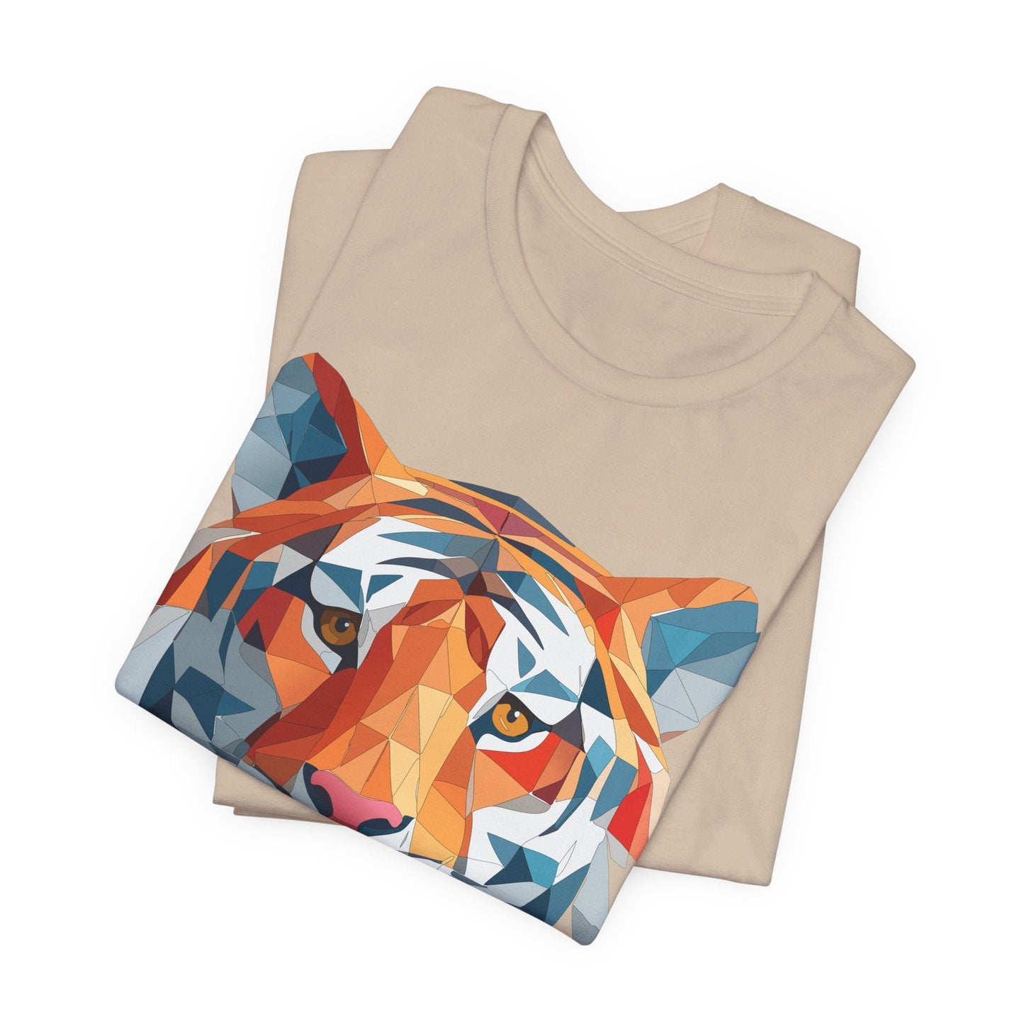 Unisex Animal Shirt With Art Design And Wildlife Theme Short Sleeve Tee For Everyday Wear
