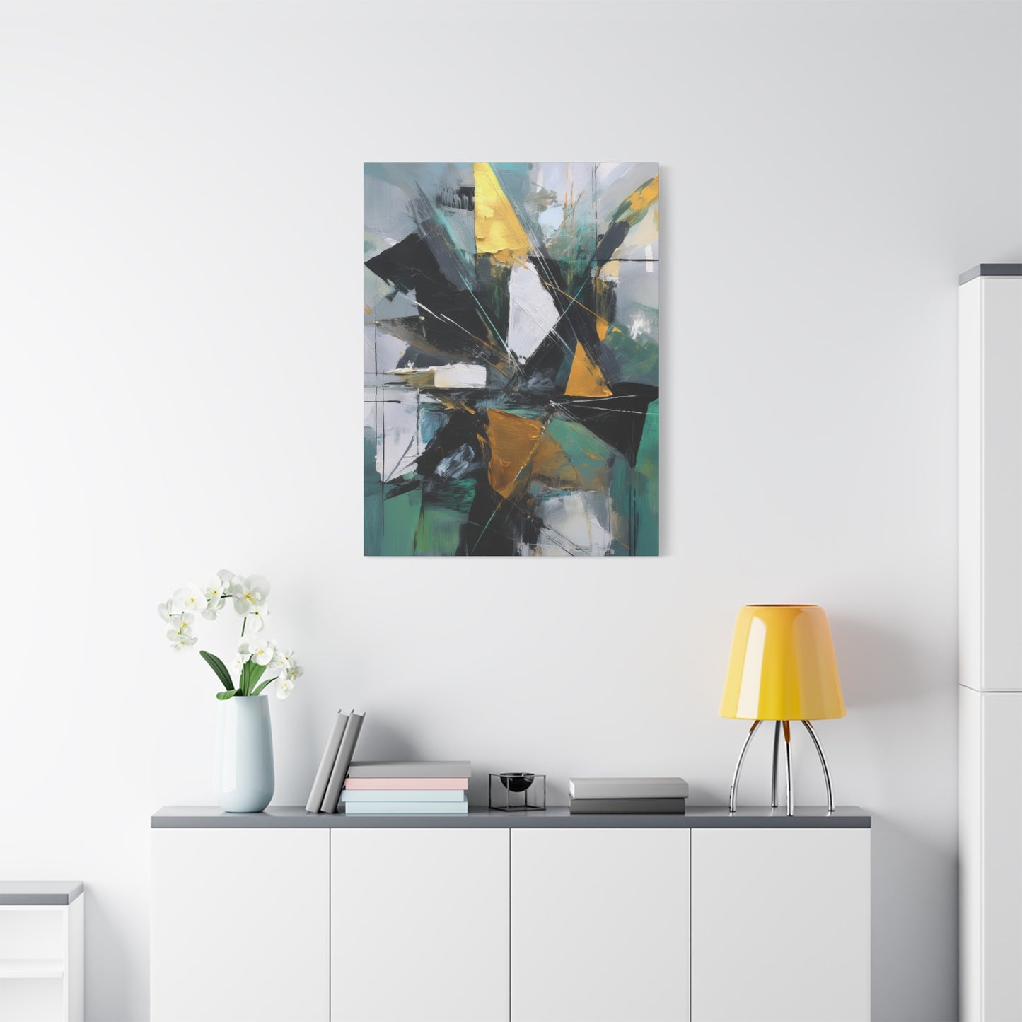 Abstract Oil Painting Print Canvas 20x24,20x30,24x30 24x32,24x36,30x40 32x48,36x48,40x60 Pine-Wood Inner Frame ABS-208