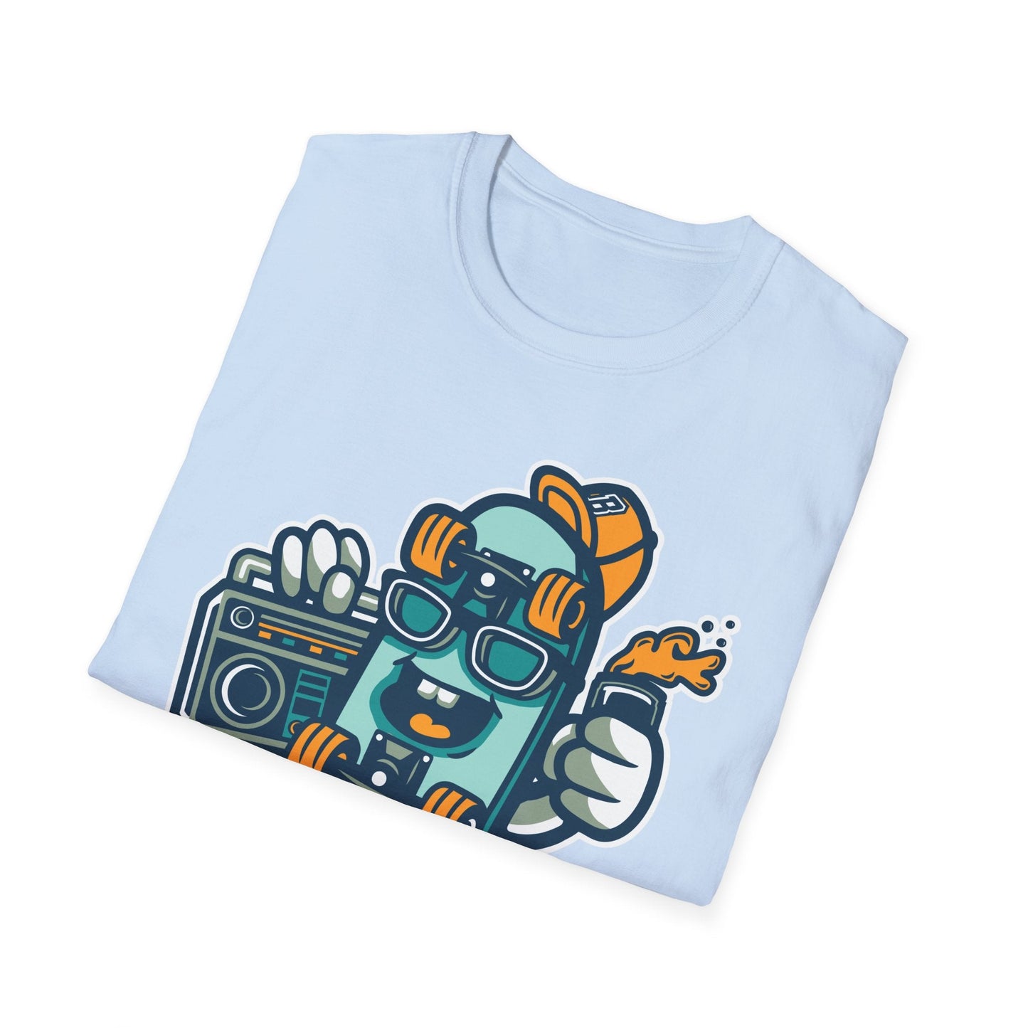 Cartoon Animation T Shirt Unisex Funny Tee Gildan Softstyle 64000 Ring Spun Cotton