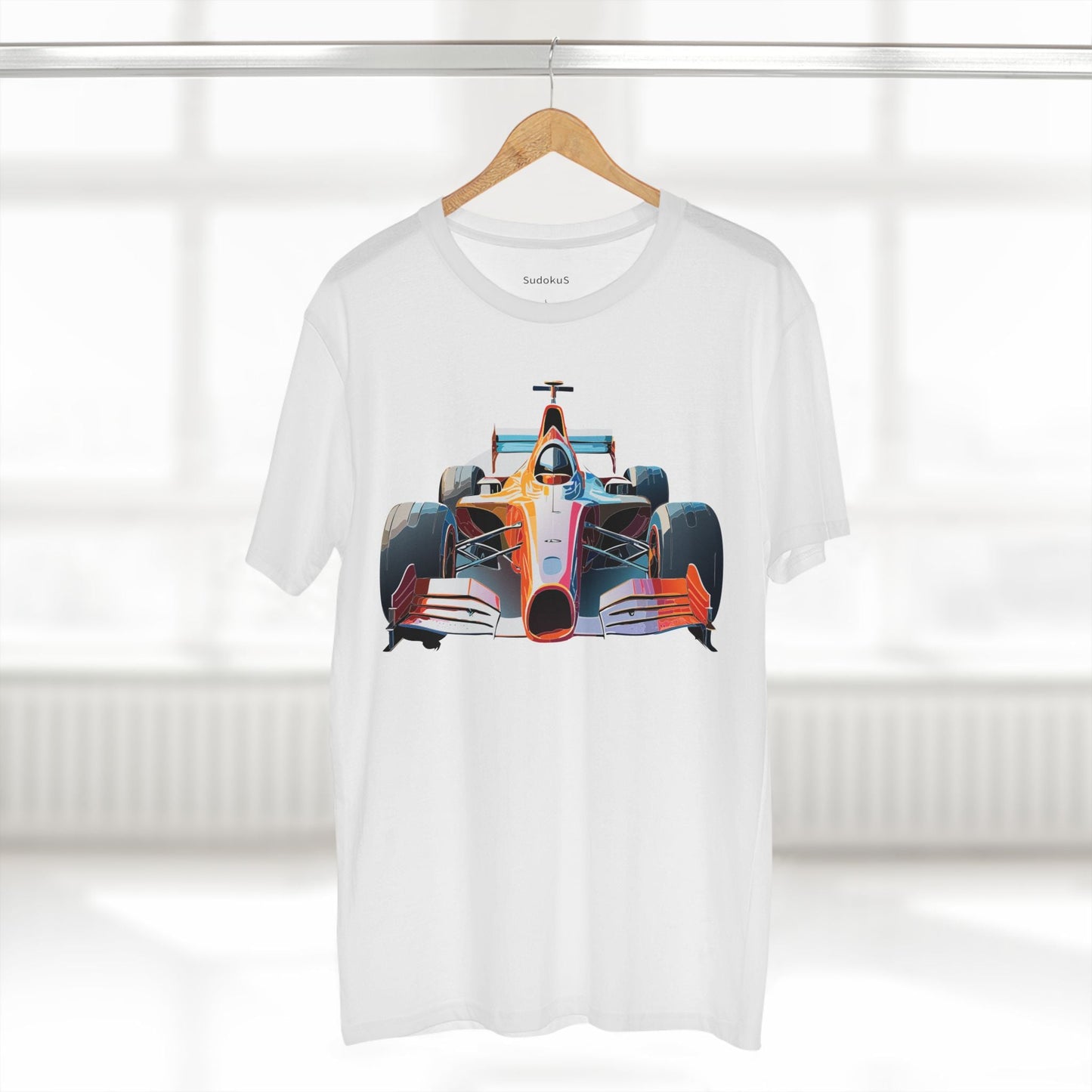 Car Graphic Unisex 100 Cotton Staple Tee 8