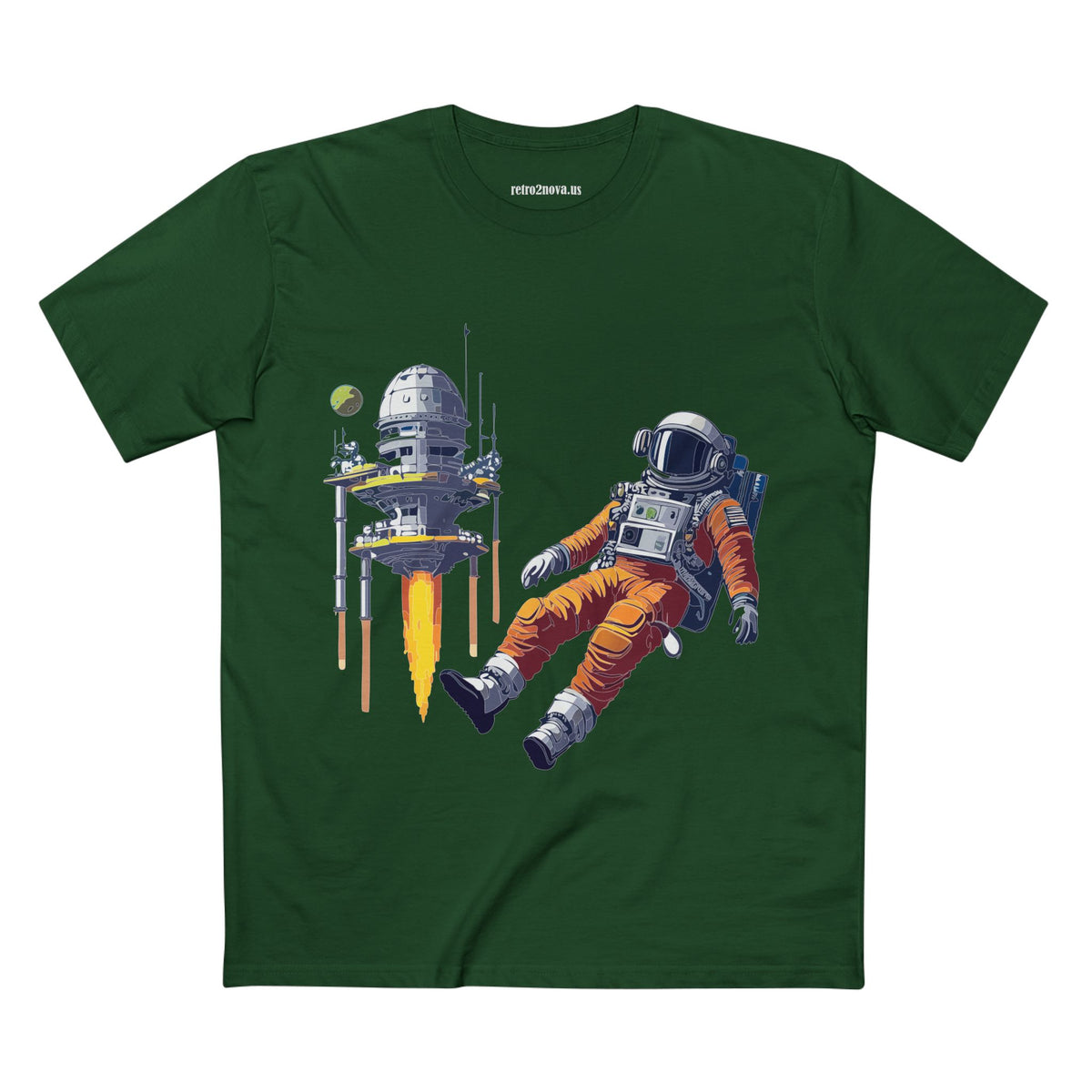 Cosmos Astronaut Graphic Tee Staple Unisex 100 Cotton Tee Shirt - CS-6