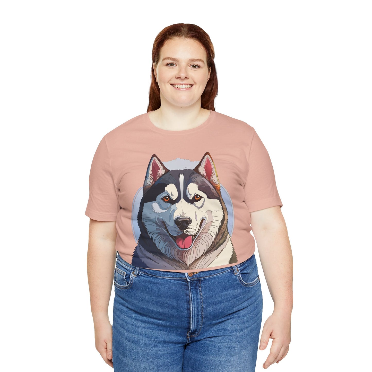 Unisex Animal Shirt Art Design Tee With Wild Animals Graphic Print Short Sleeve Style
