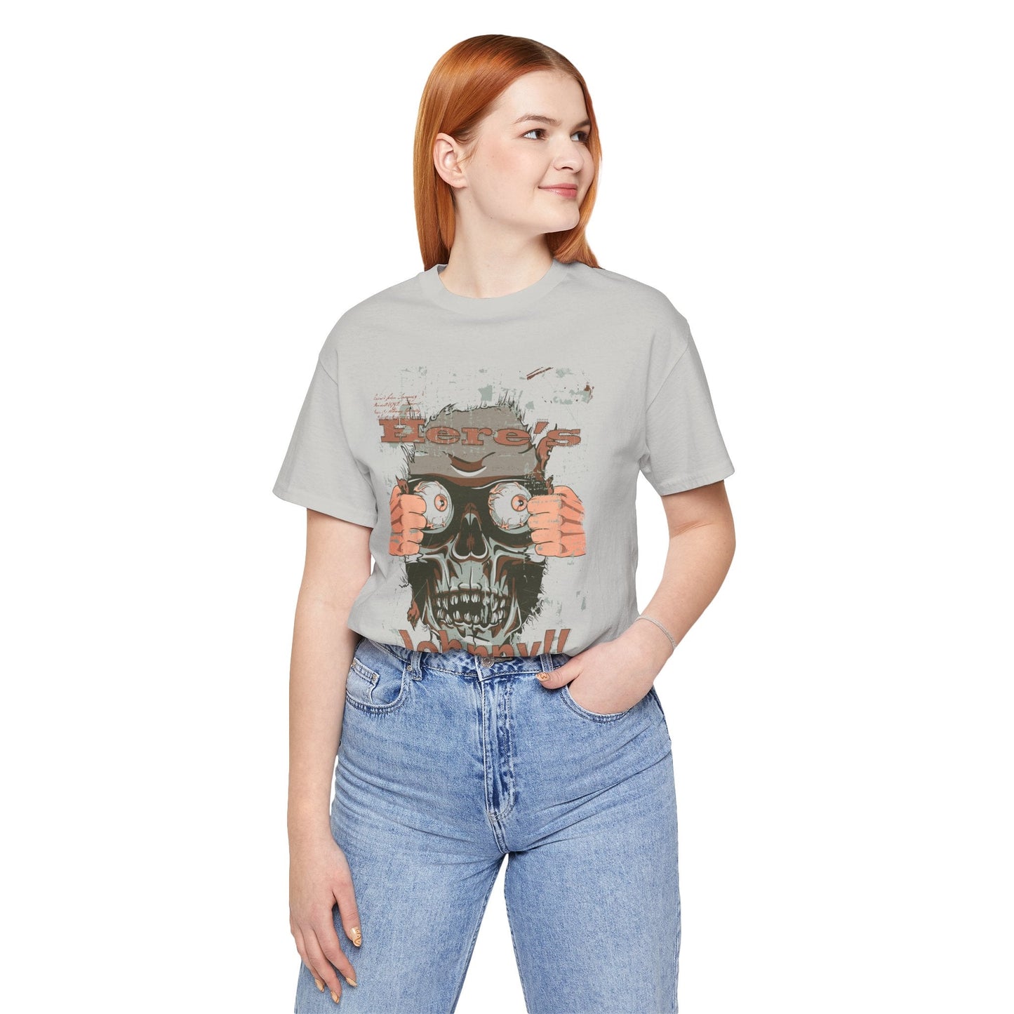 Skull Graphic Unisex Cotton T-Shirt r8