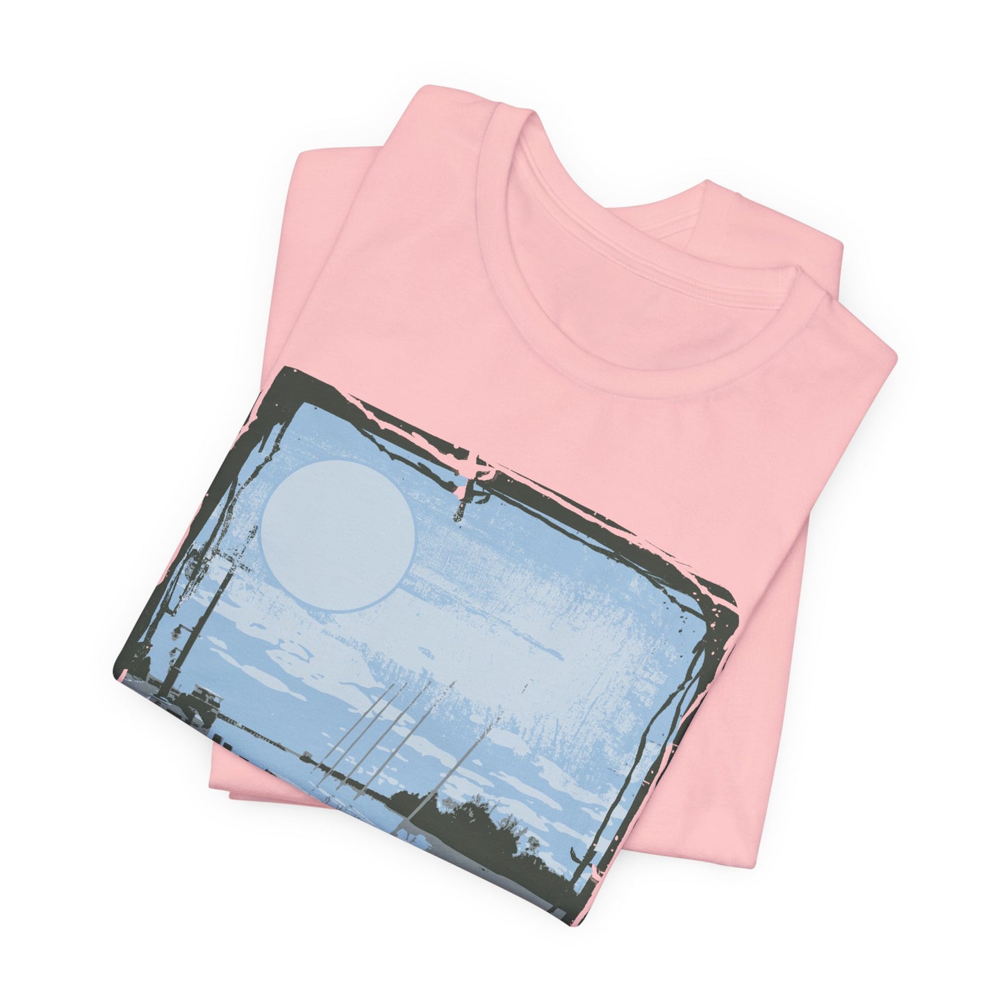 Yacht Club Retro Poster Graphic Design Tee, Yacht Club Shirt, Vintage Tees, Art Design T-Shirt, Graphic Tee, Retro Art Shirts