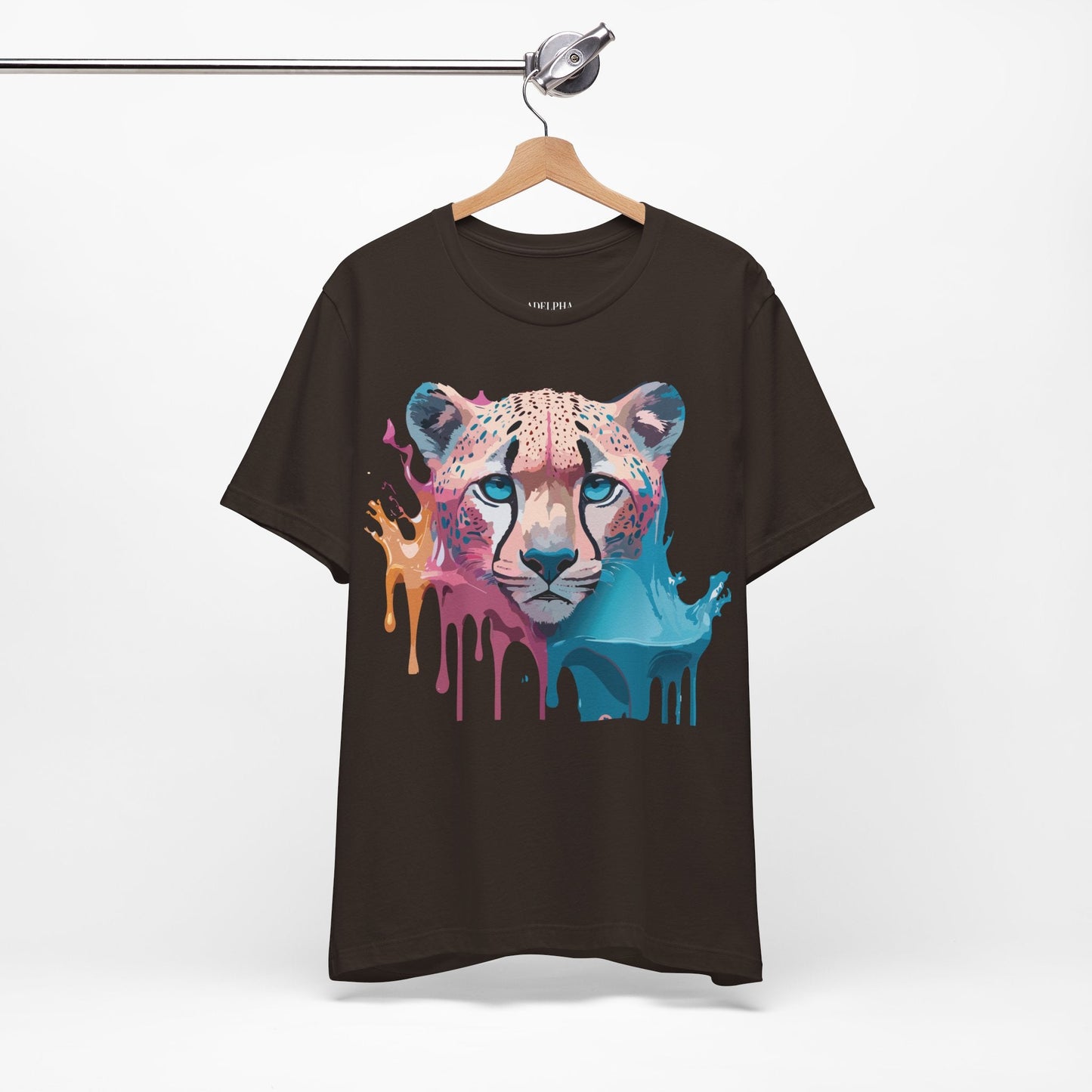 Cheetah Graphic Unisex 100 Cotton Artwork Tee 12