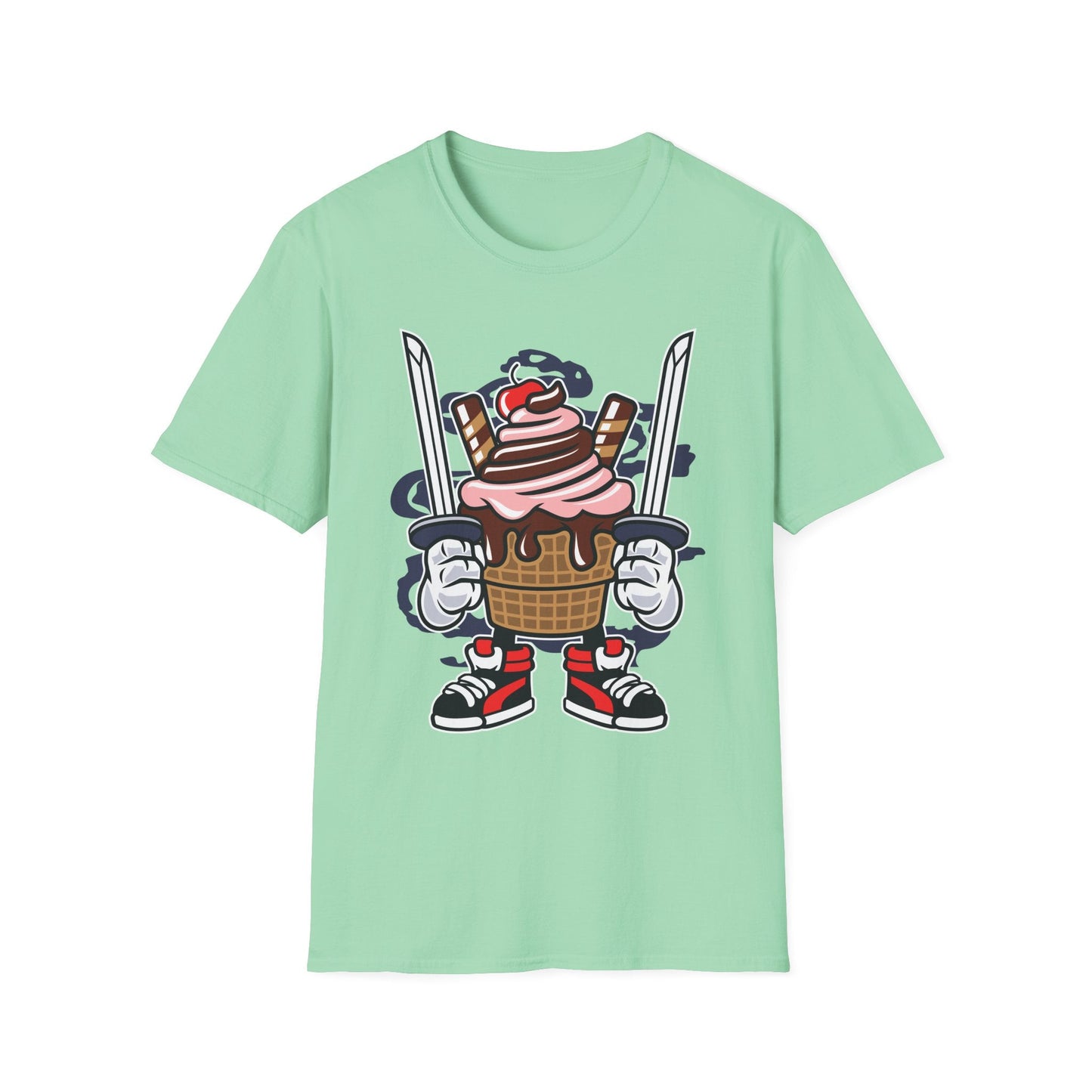 Cartoon T Shirt Unisex Animation Tee Funny Tee Gildan Softstyle 64000 Ring Spun Cotton 99