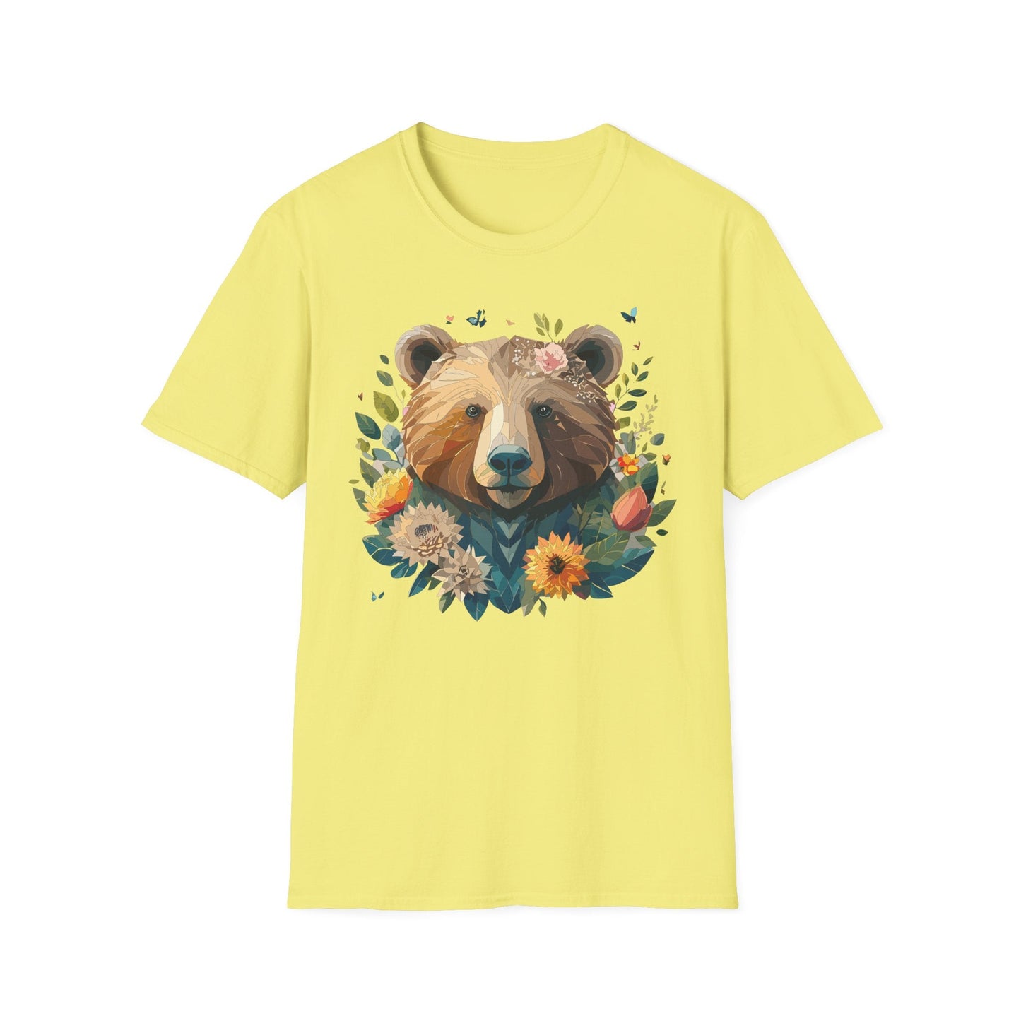 Bear T Shirt Unisex Teddy Bear Tee Gildan Softstyle 64000 100 Percent Ring Spun Cotton