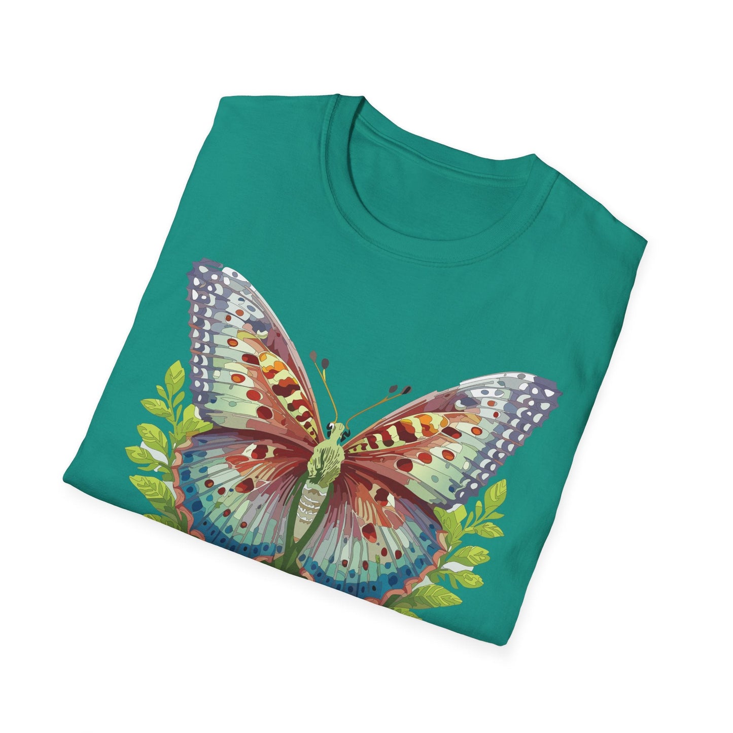 Butterfly Shirt Unisex T Shirt Gildan Softstyle 64000 Breathable Ring Spun Cotton Monarch Tee