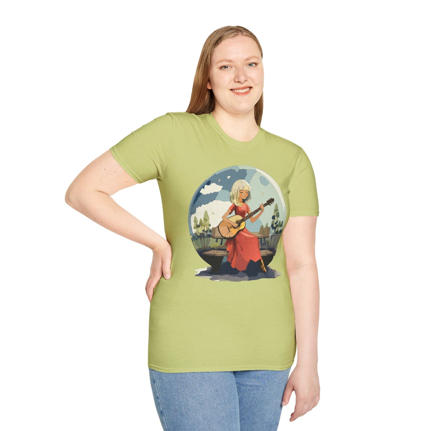 Womens Graphic T Shirts Art Design Shirt Unisex Softstyle Cotton Tee Quality Comfort Everyday Style
