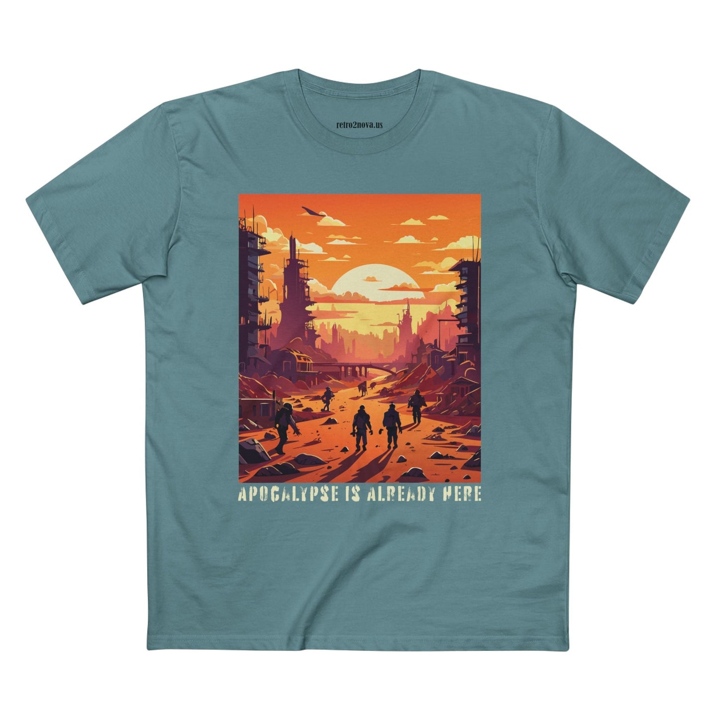 Cataclysm Shirt Doomsday Tee Unisex Premium Cotton Staple Tee Original Art Design By Retro2Nova