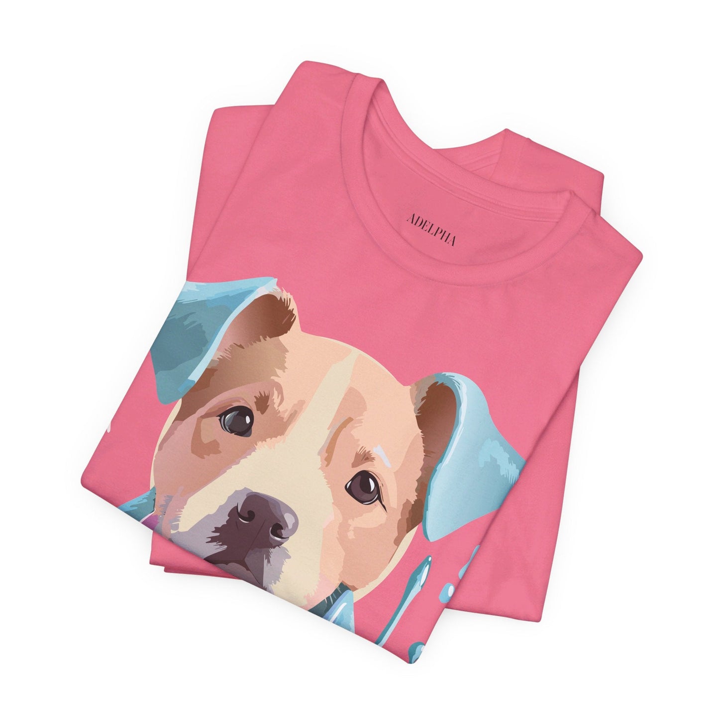 Dog Graphic T Shirt Unisex Jersey Short Sleeve Adelpha Vintage Art Tee Premium Comfort