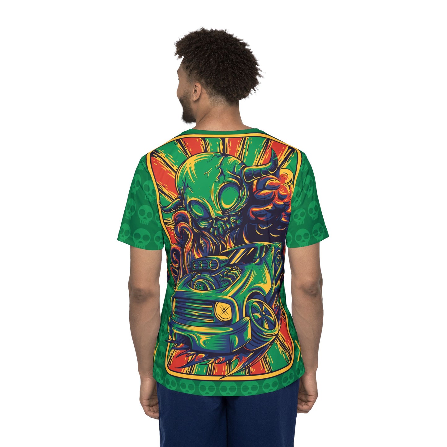 Be24 Fun Graphic T-Shirt, Art Design Poly Shirt, All Over Print Graphic Tee, Monsters T-Shirt, Cartoon Tees