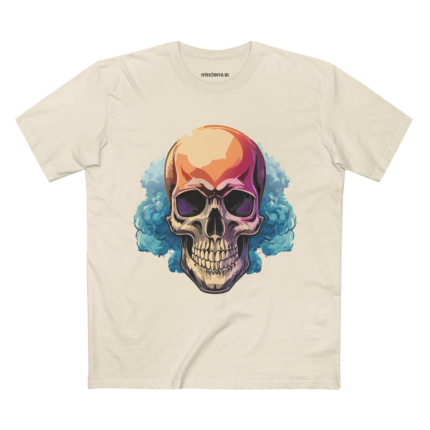 Skull Shirt Skeleton Shirt Unisex Premium Cotton Art Tee From Retro2Nova Original Art Design