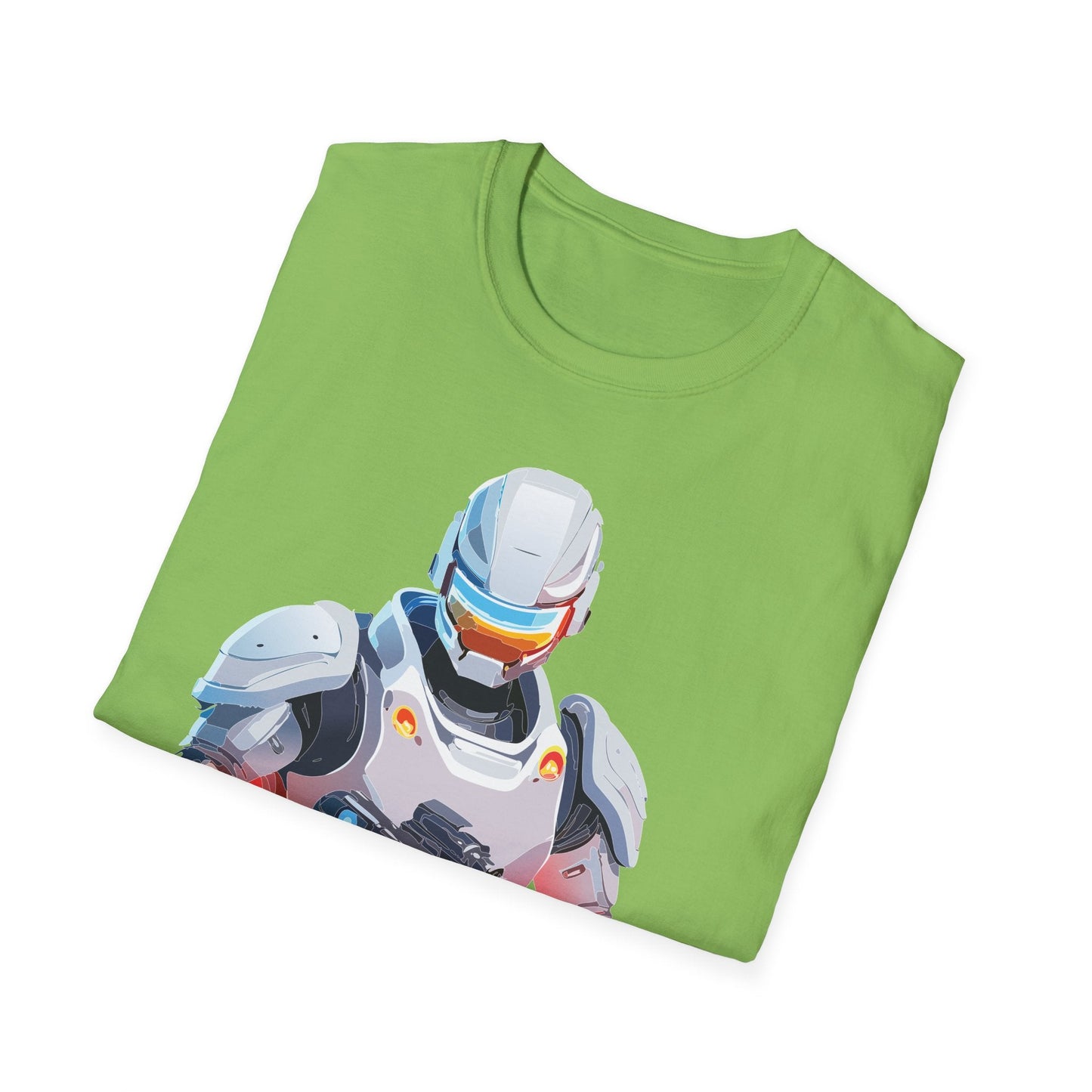 Robocop Themed Unisex Softstyle T Shirt With Robocop Art Design Cotton Tee Premium Comfort