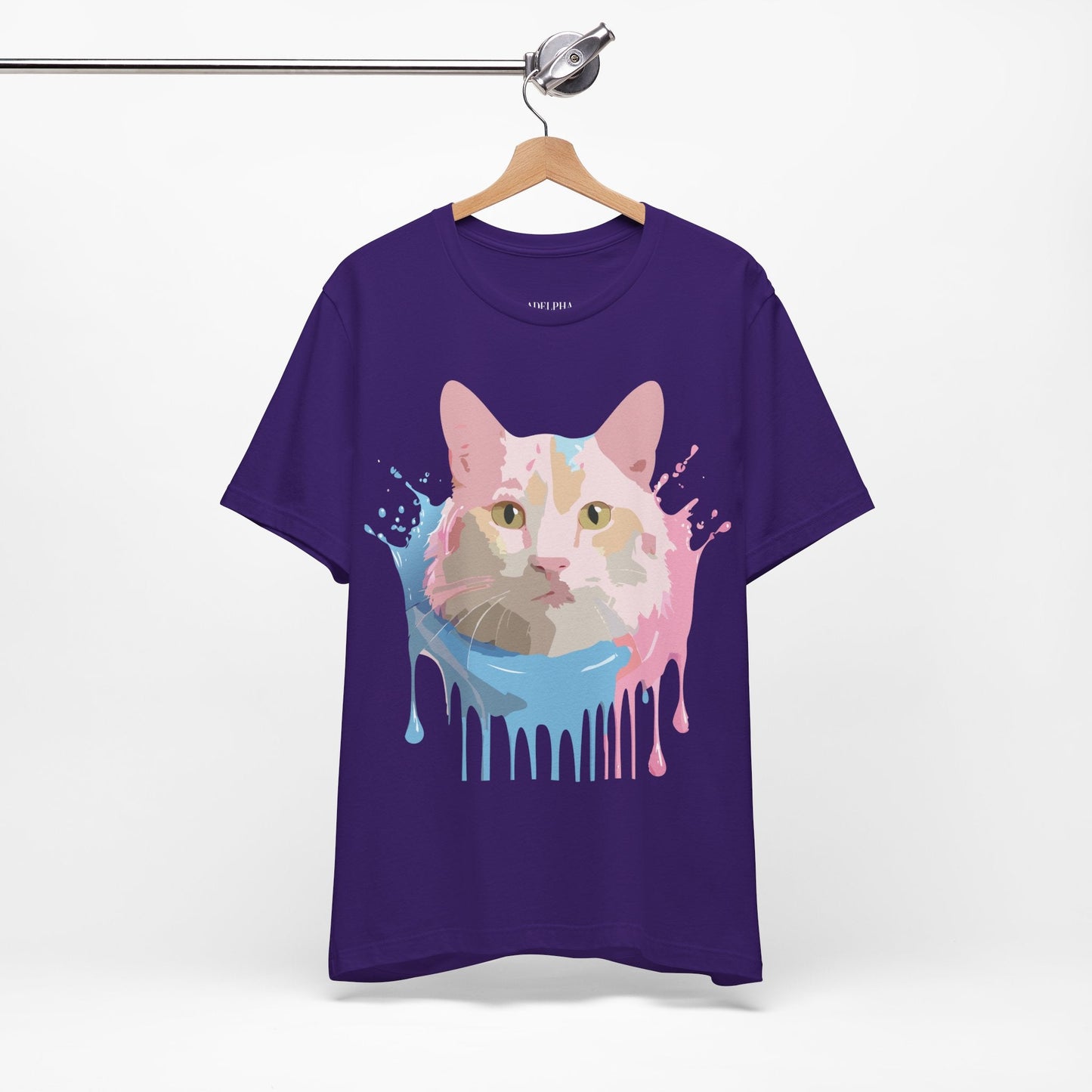 Cat Graphic Tee Unisex Shirt With Vintage Artwork From Adelpha
