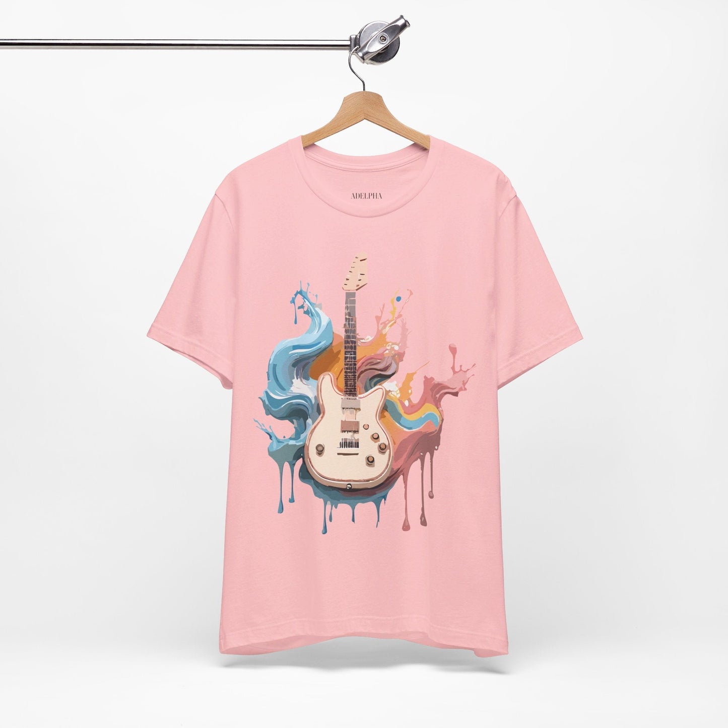 Music T Shirt Unisex Graphic Tee Featuring Original Adelpha Artwork Vintage Inspired Design