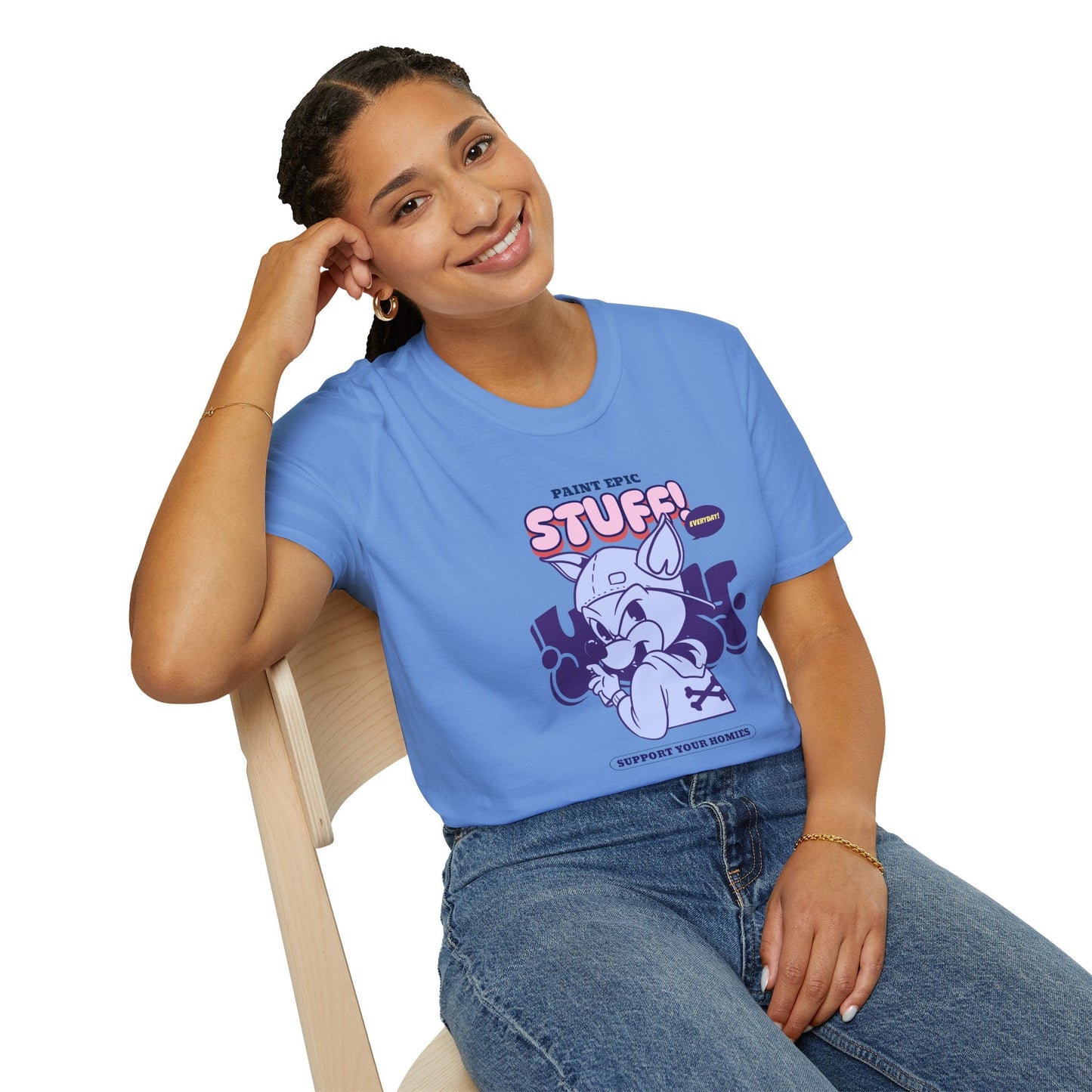 Funny Animals Shirts Unisex Graphic Tee Soft Cotton Gildan Softstyle 64000 Comfortable Everyday Wear
