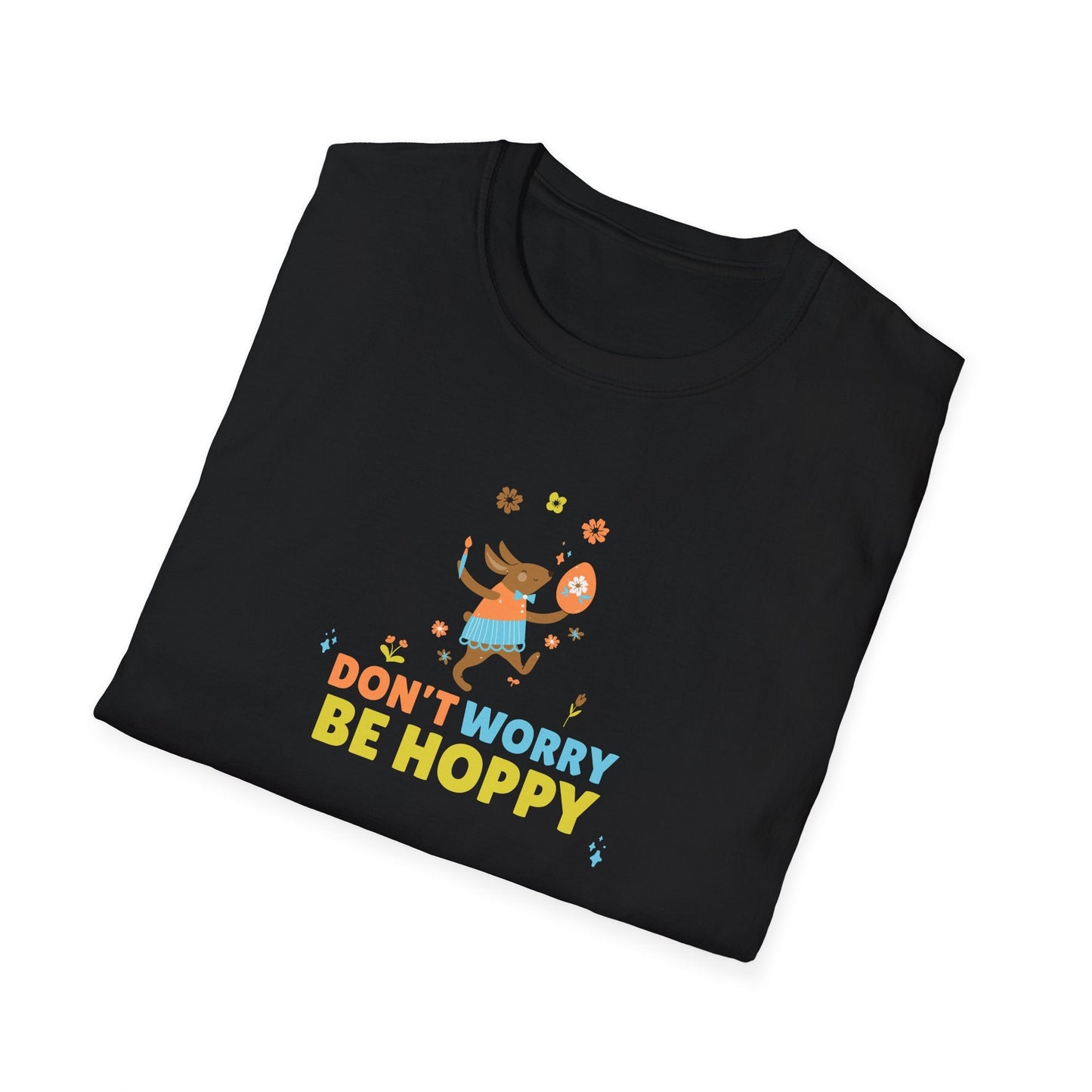 Easter Day T Shirt With Signature Art Design Unisex Softstyle Tee 64000 By Gildan